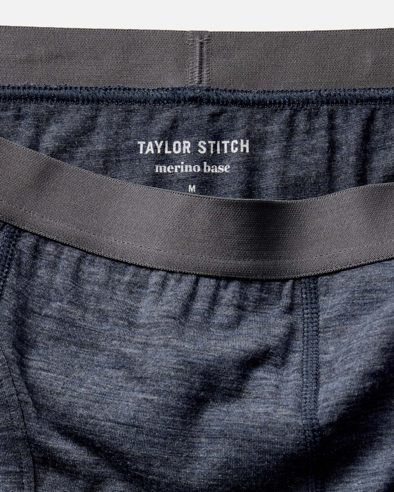 The Merino Boxer in Heather Navy - Image 3