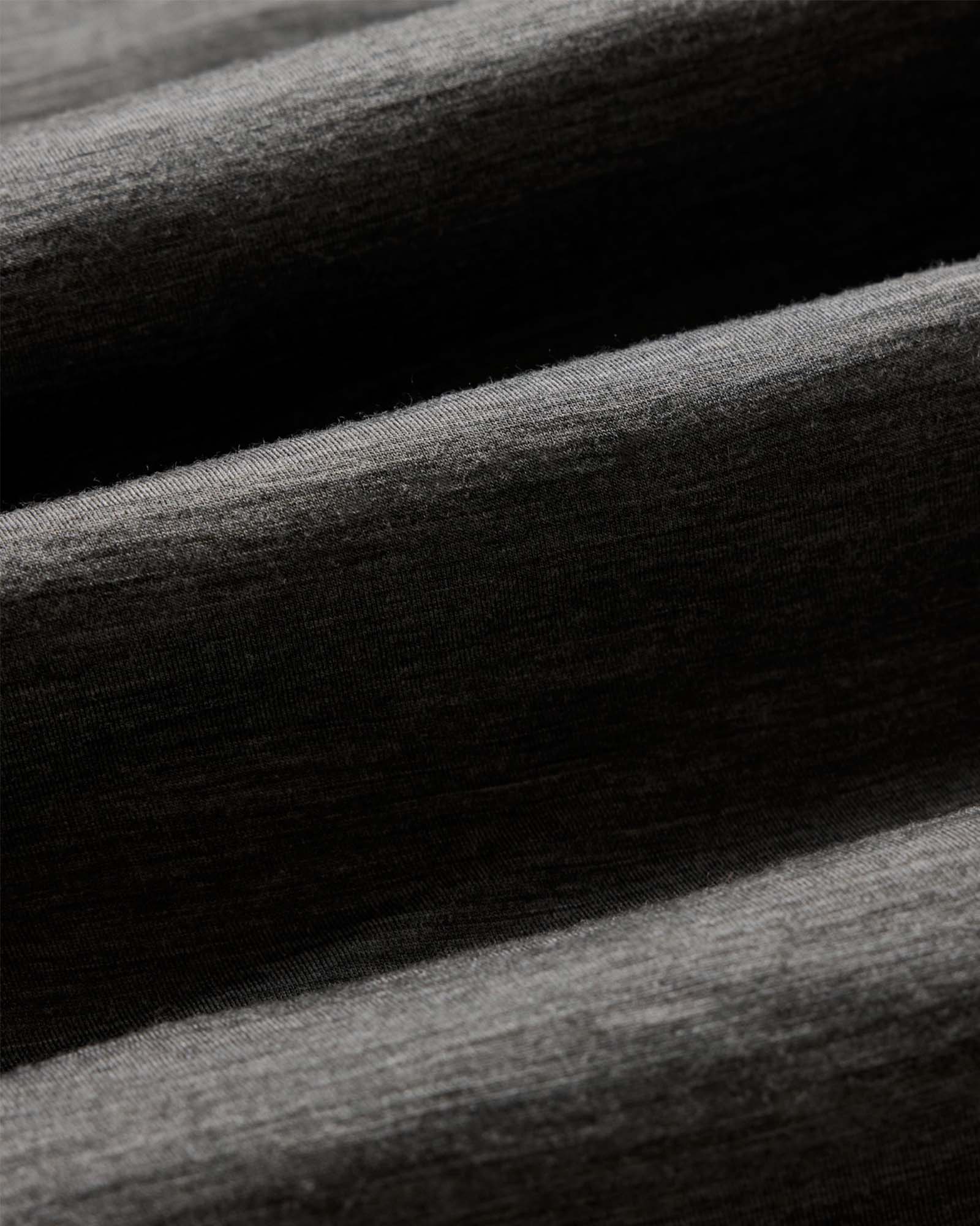 The Merino Polo in Heather Army - Image 9