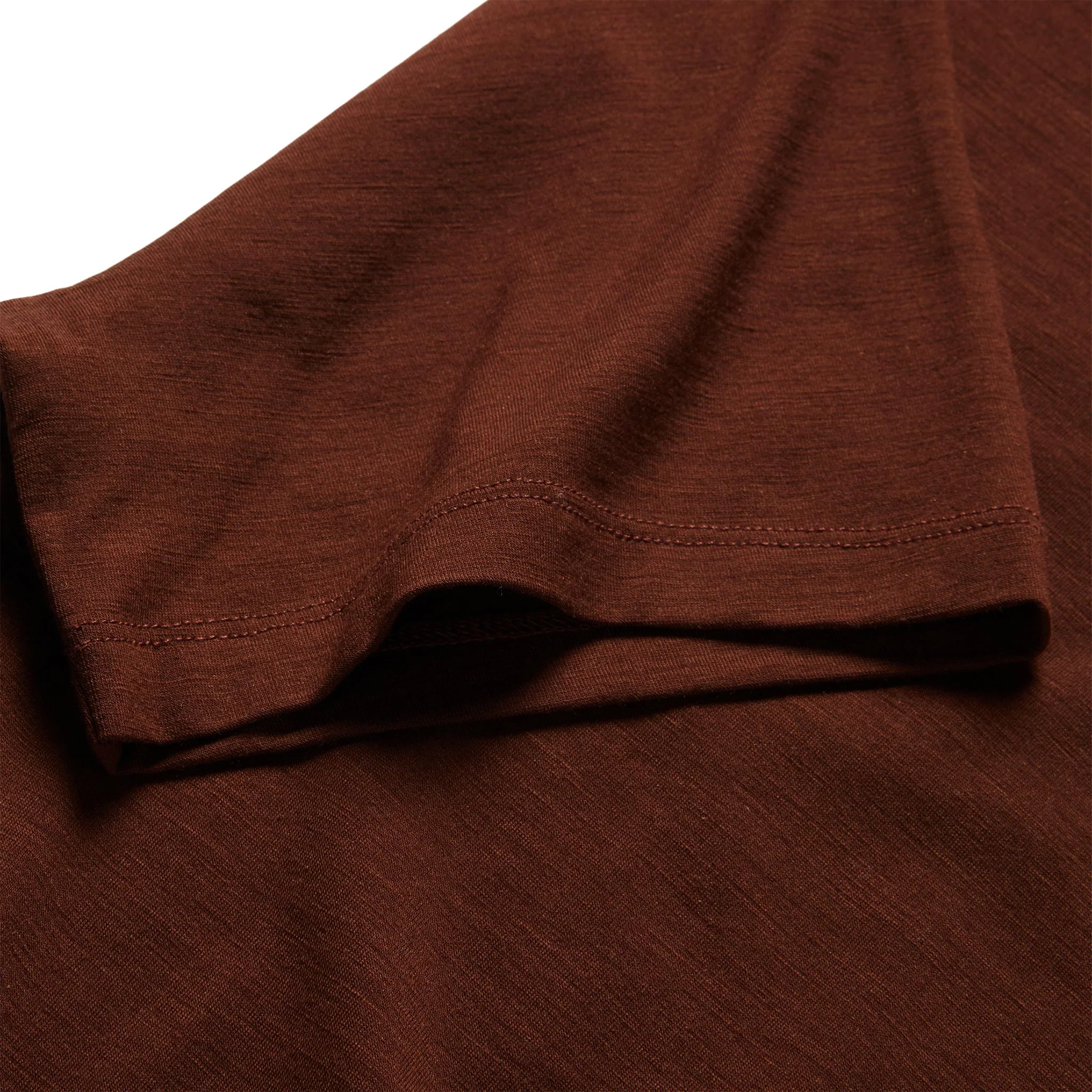 The Merino Tee in Russet - Image 6