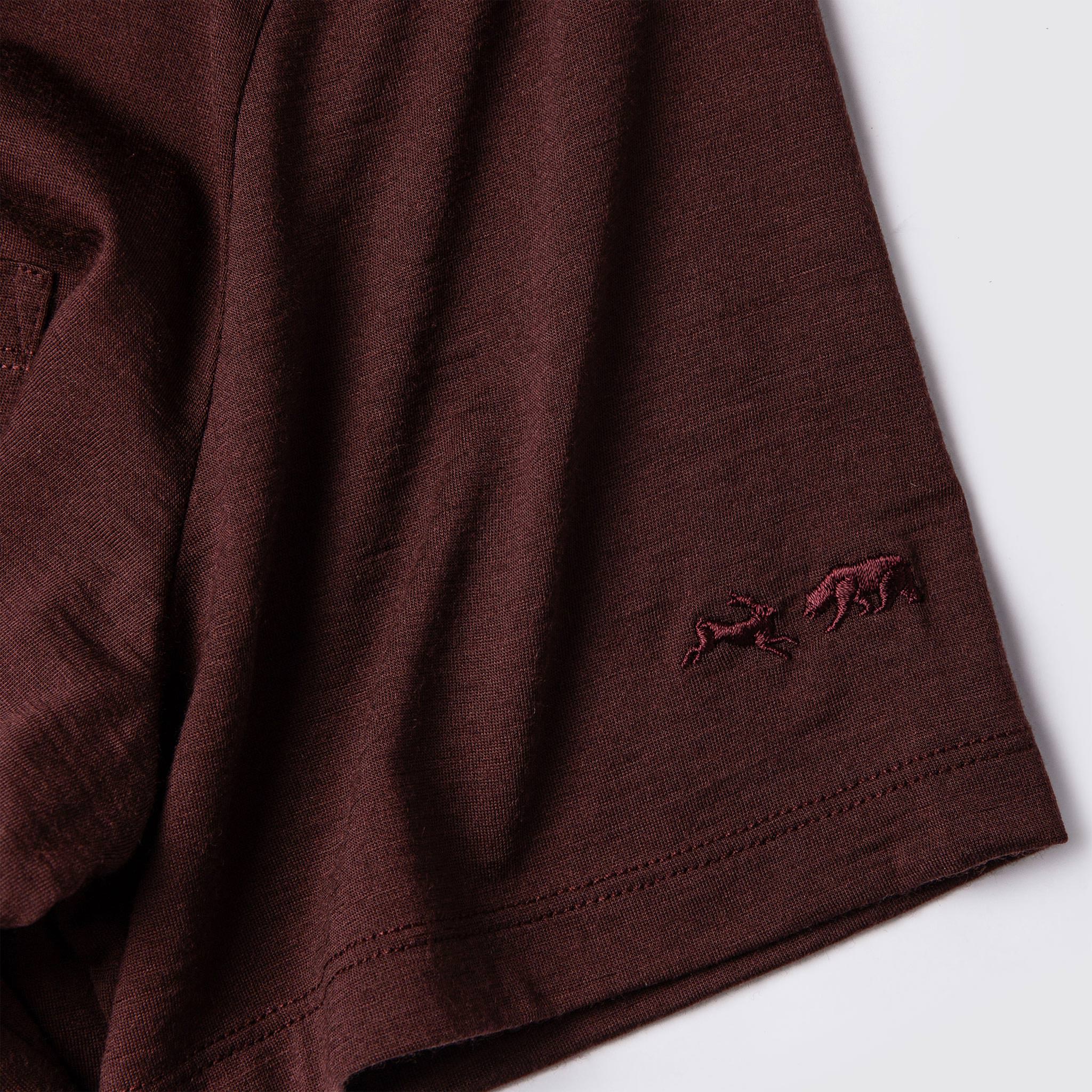 The Merino Tee in Wine - Image 6