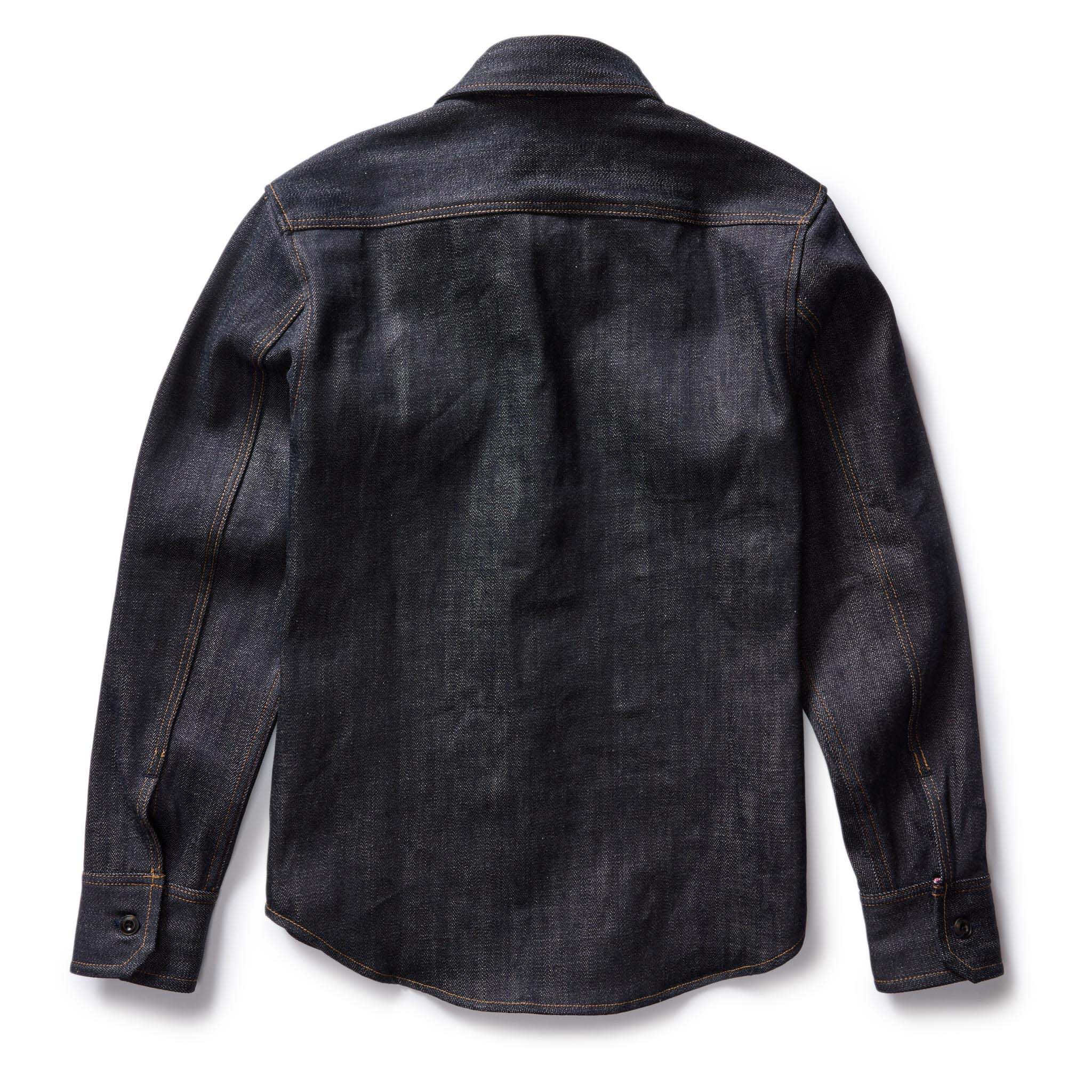 The Mill Shirt Jacket in Kuroki Slub Denim - Image 7