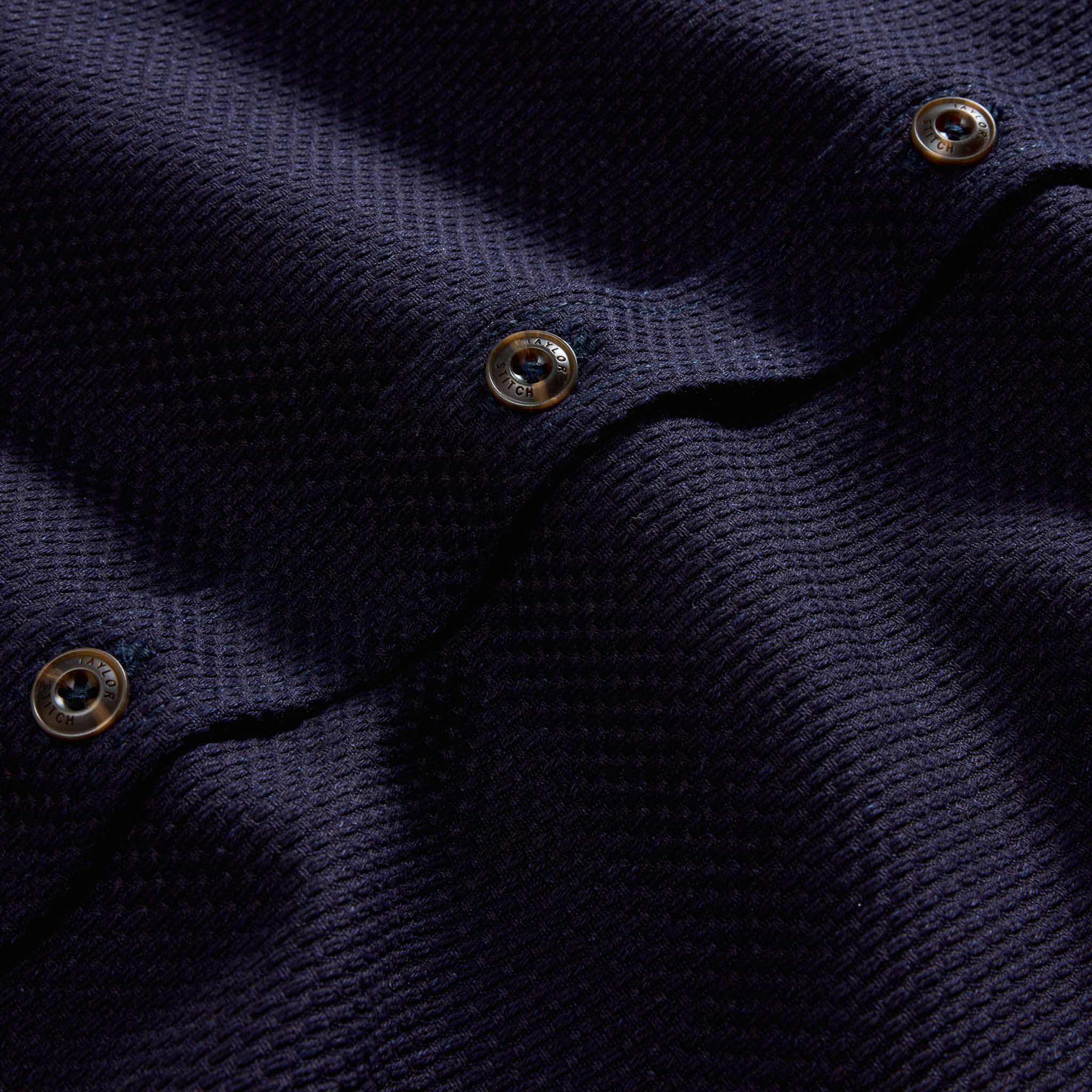 The Mill Shirt Jacket in Rigid Indigo Sashiko - Image 8