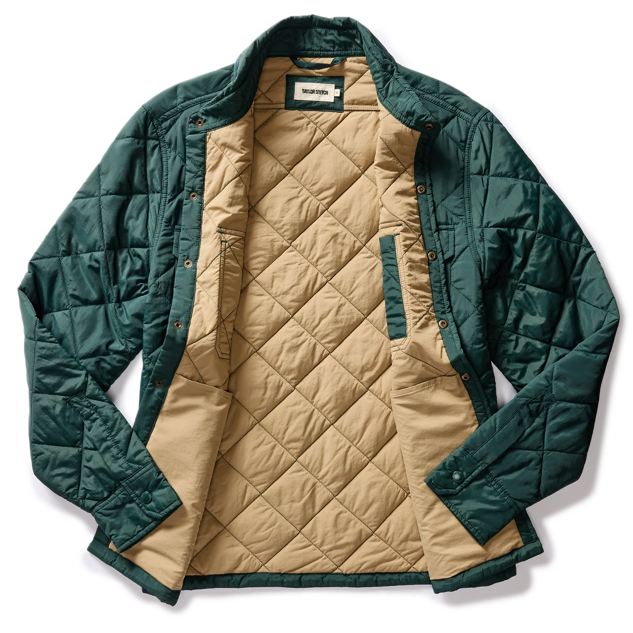 The Miller Shirt Jacket in Conifer - Image 6