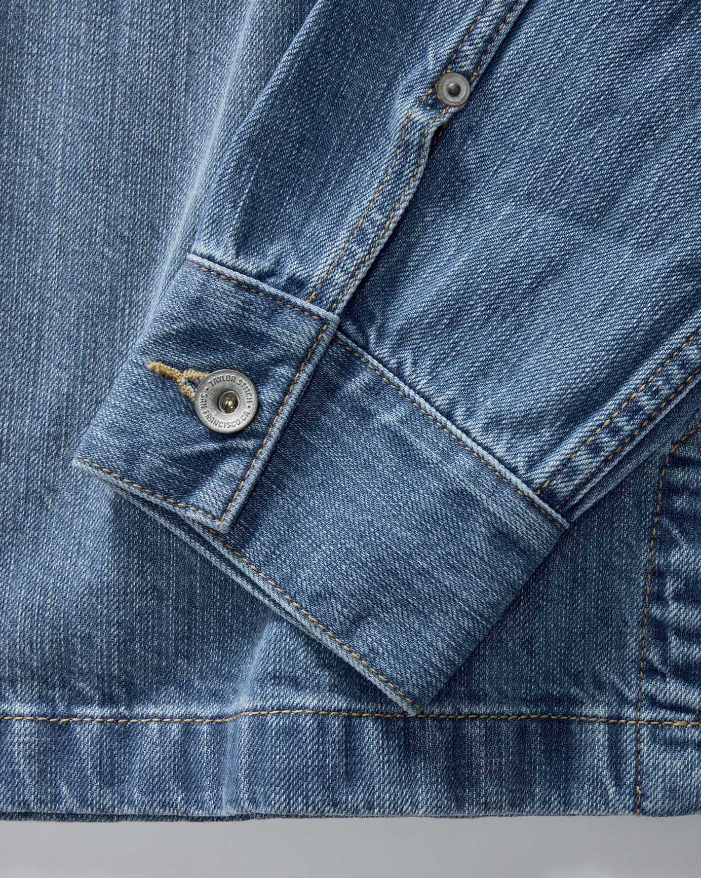 The Milton Pullover in Washed Selvedge Denim - Image 7