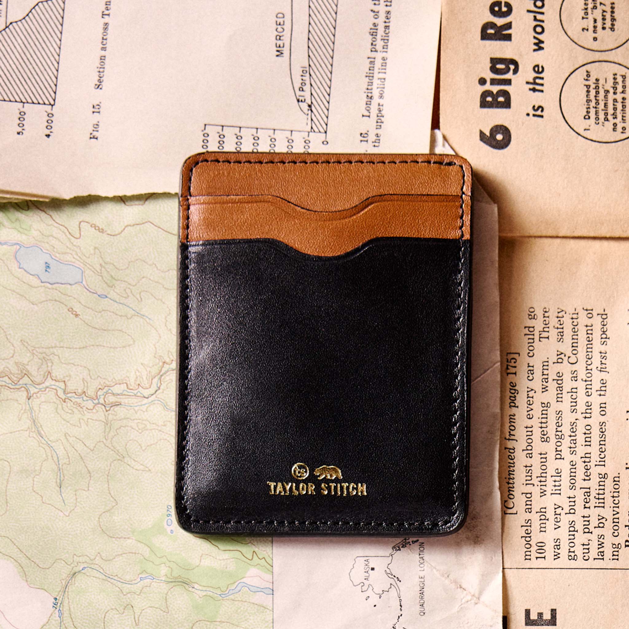 The Minimalist Wallet in Black - Image 2