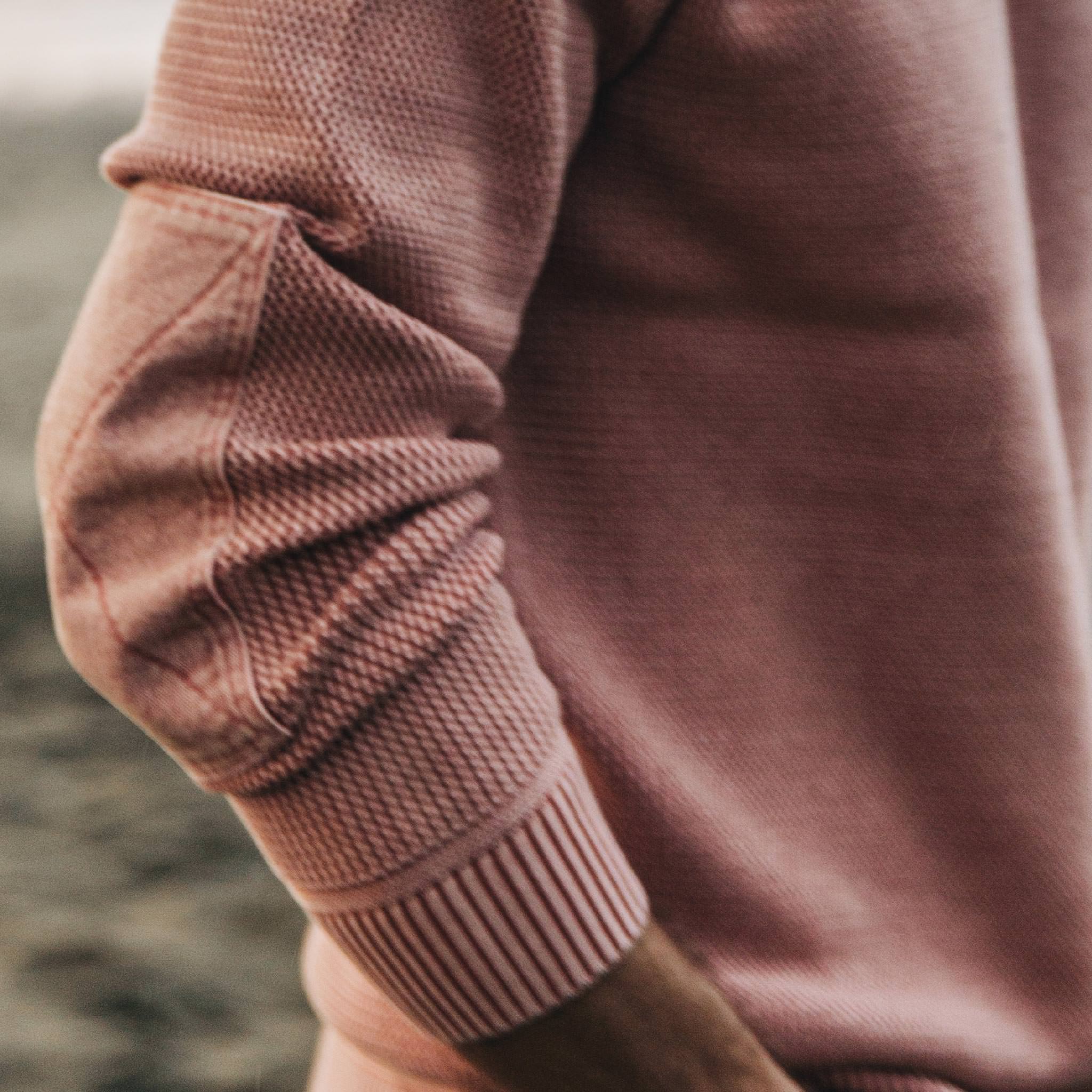 The Moor Sweater in Dusty Rose - Image 4