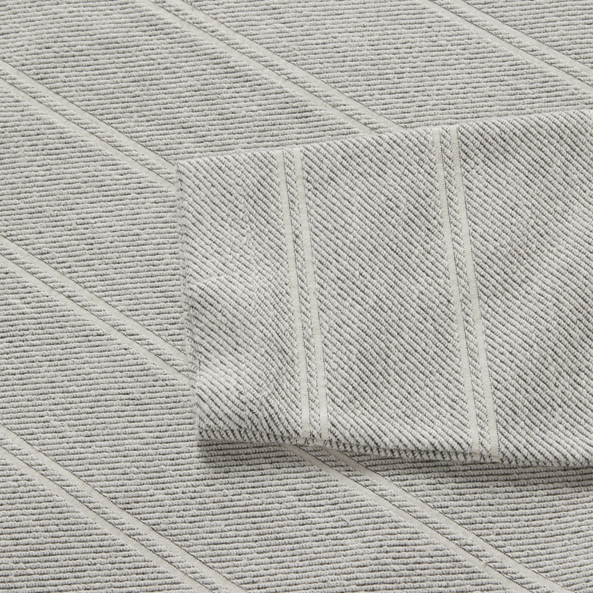 The Morgan Crewneck in Ash Stripe - Image 7