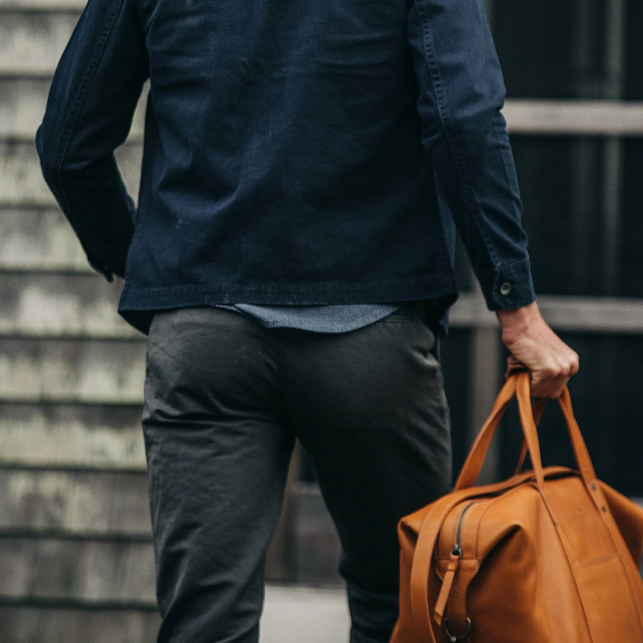 The Morse Pant in Charcoal Slub Linen - Image 4