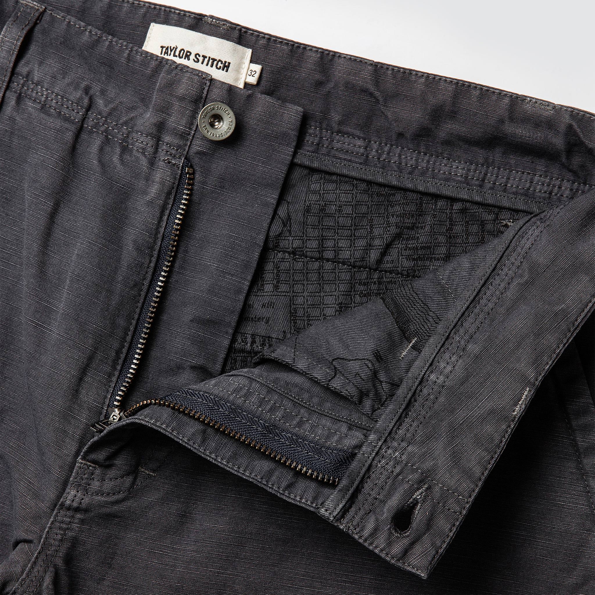 The Morse Pant in Charcoal Slub Linen - Image 6