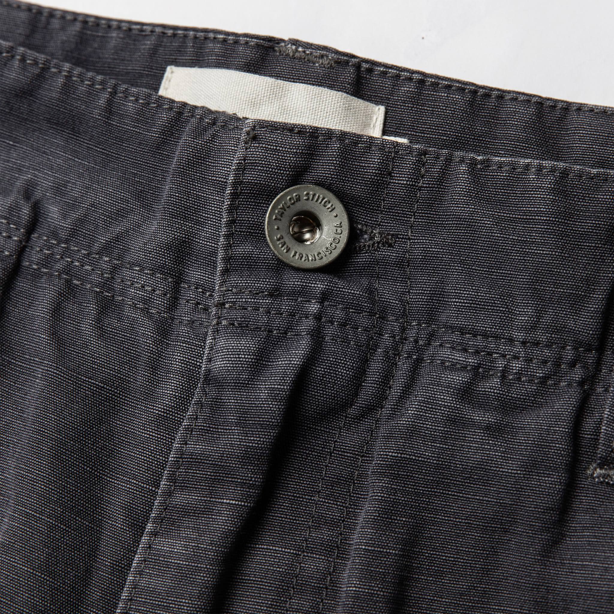 The Morse Pant in Charcoal Slub Linen - Image 8