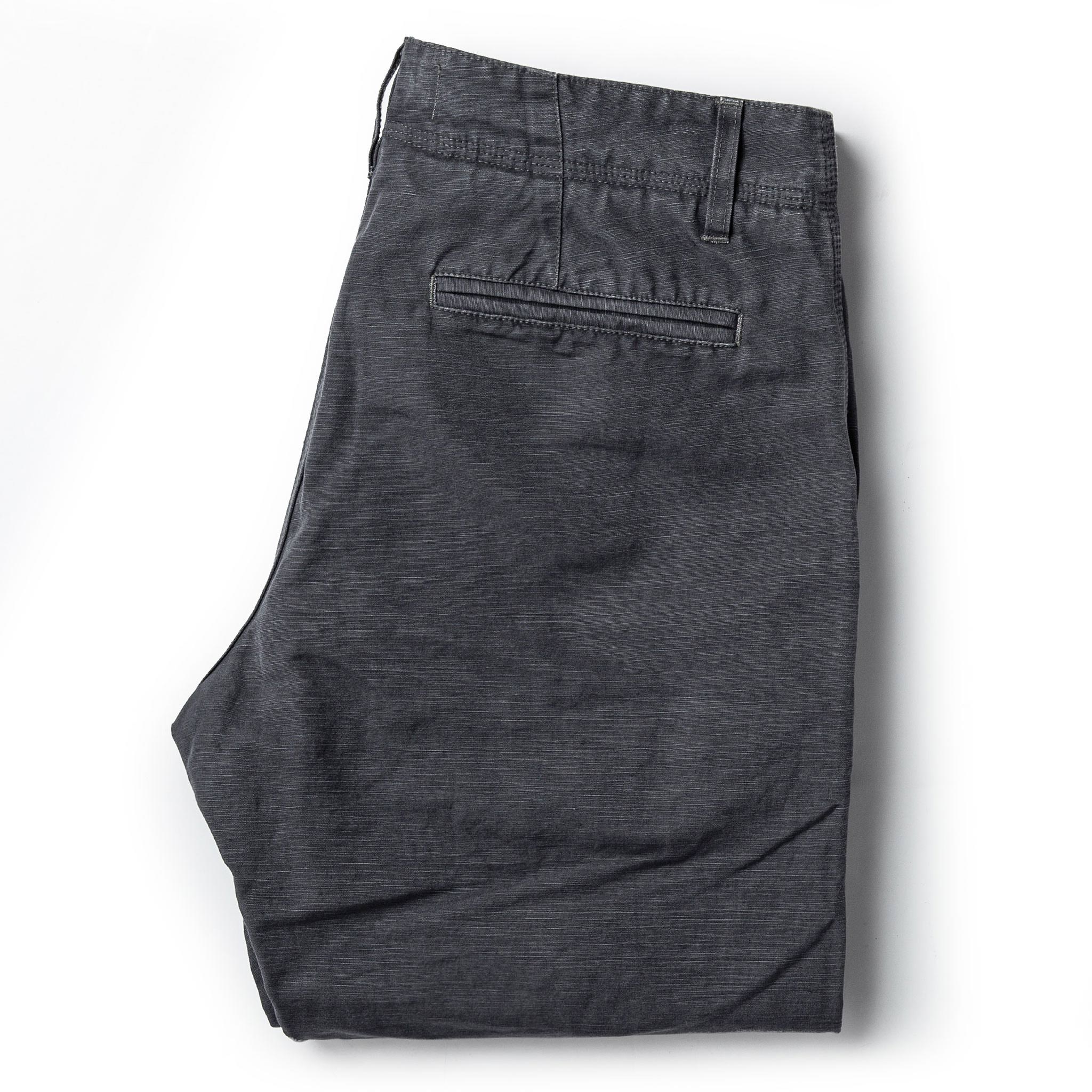 The Morse Pant in Charcoal Slub Linen - Image 9