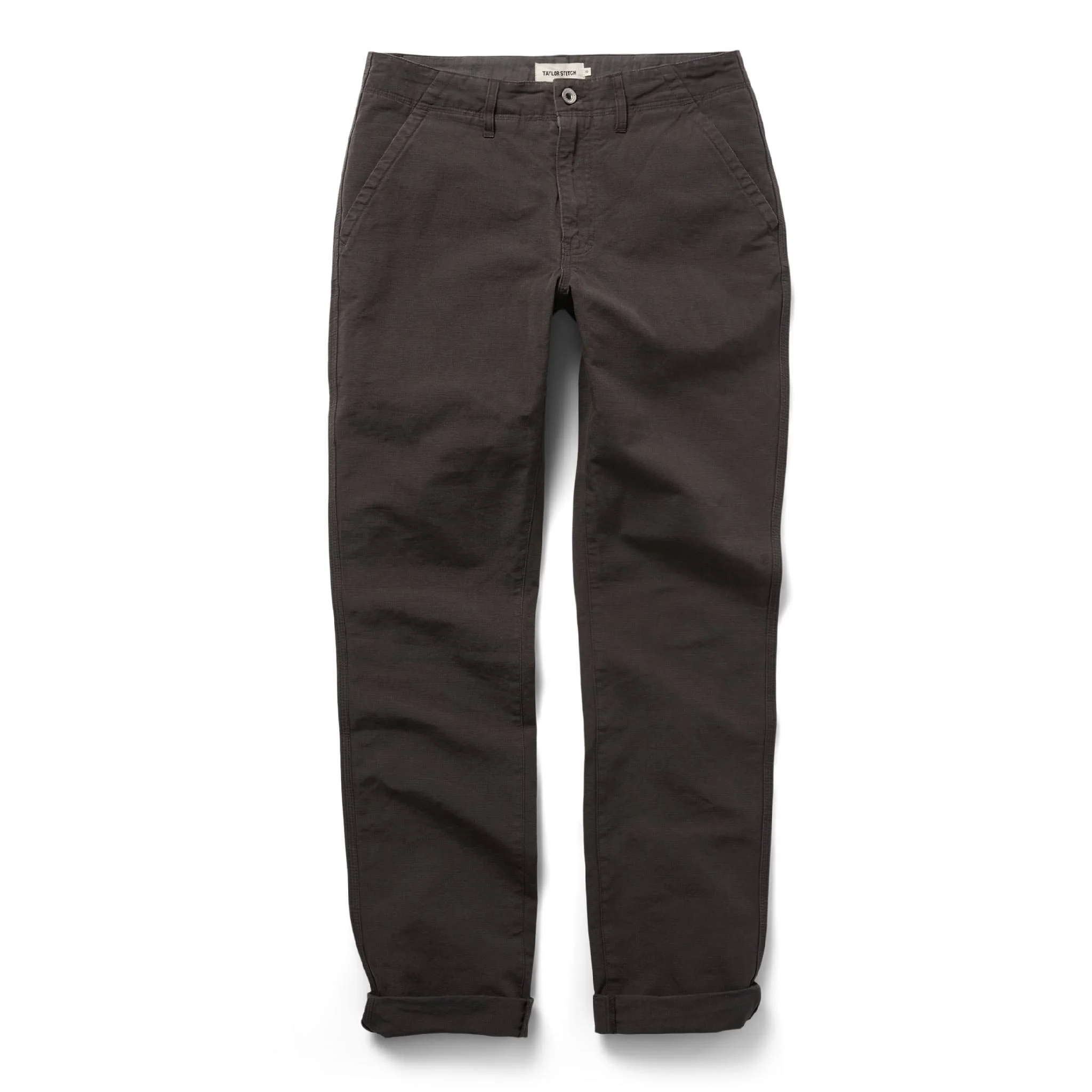 The Morse Pant in Dark Charcoal Slub - Image 9