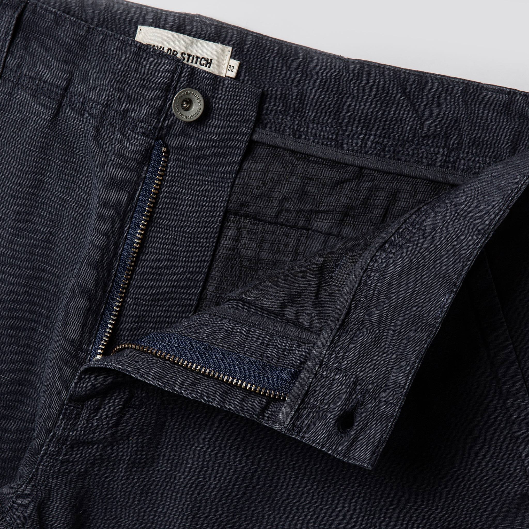 The Morse Pant in Navy Slub Linen - Image 6