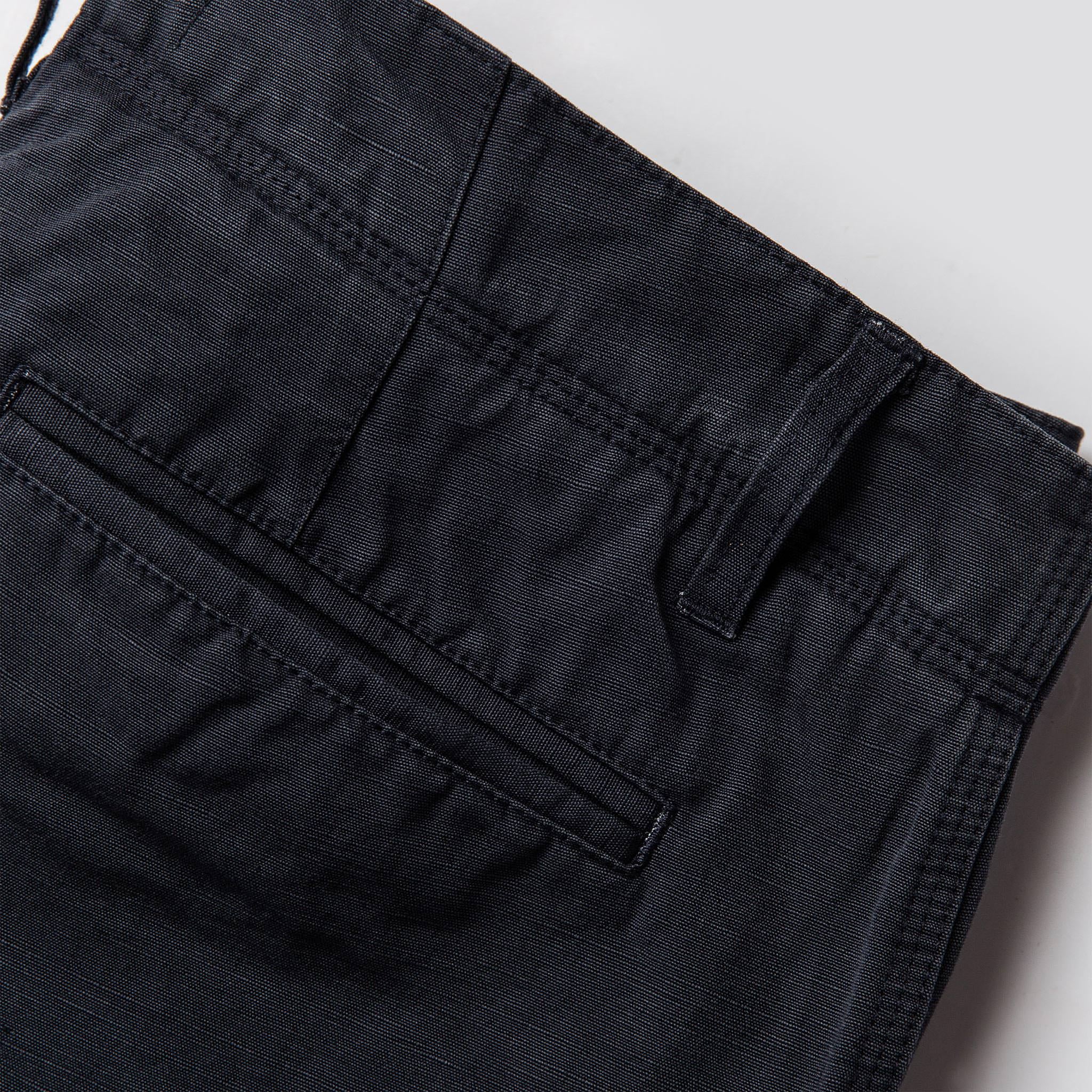 The Morse Pant in Navy Slub Linen - Image 8