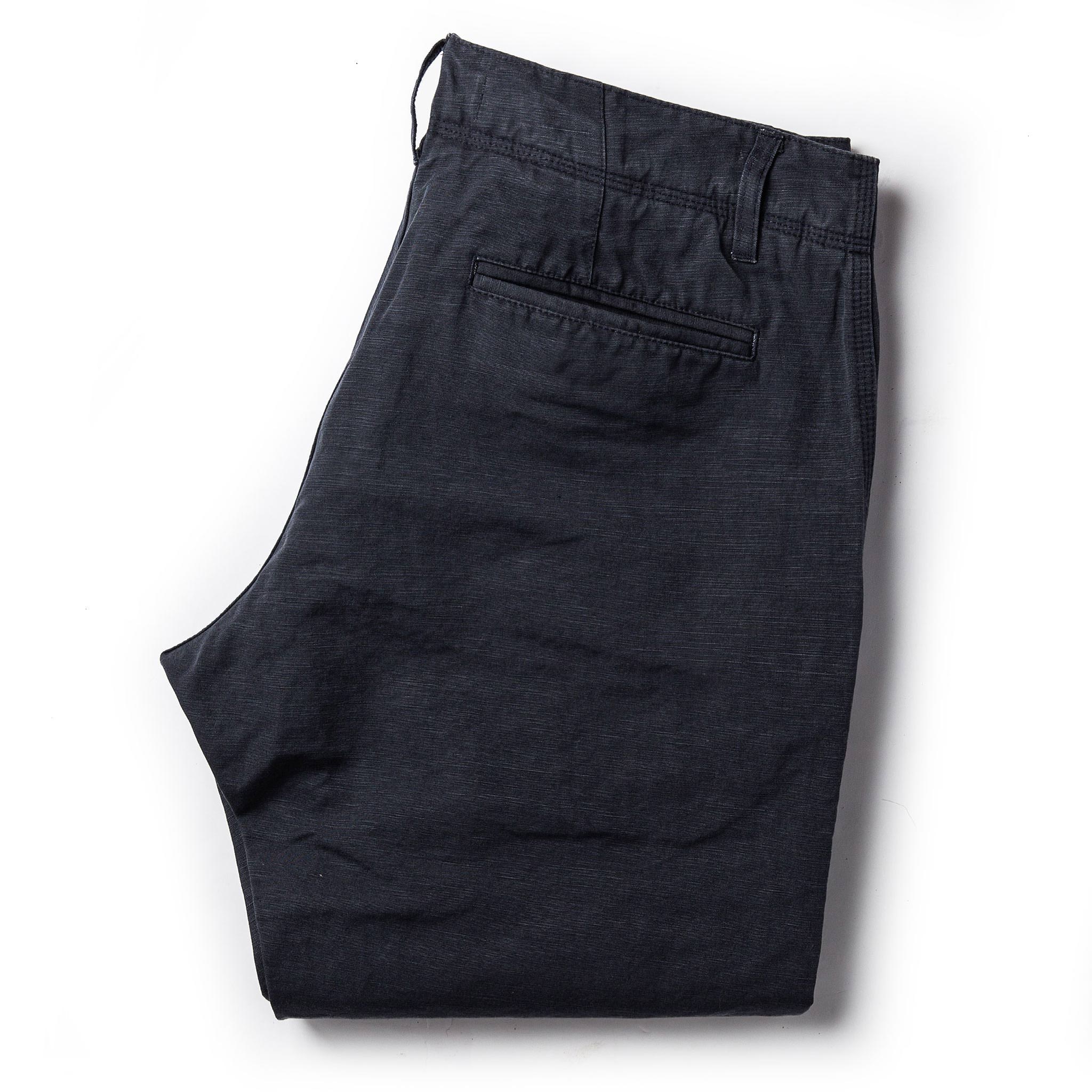 The Morse Pant in Navy Slub Linen - Image 9