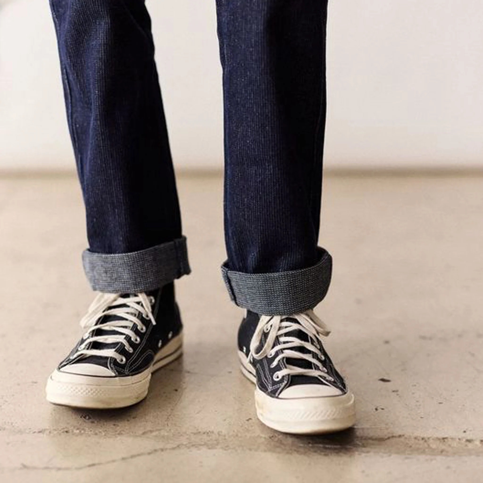 The Morse Pant in Rinsed Indigo Stripe - Image 5