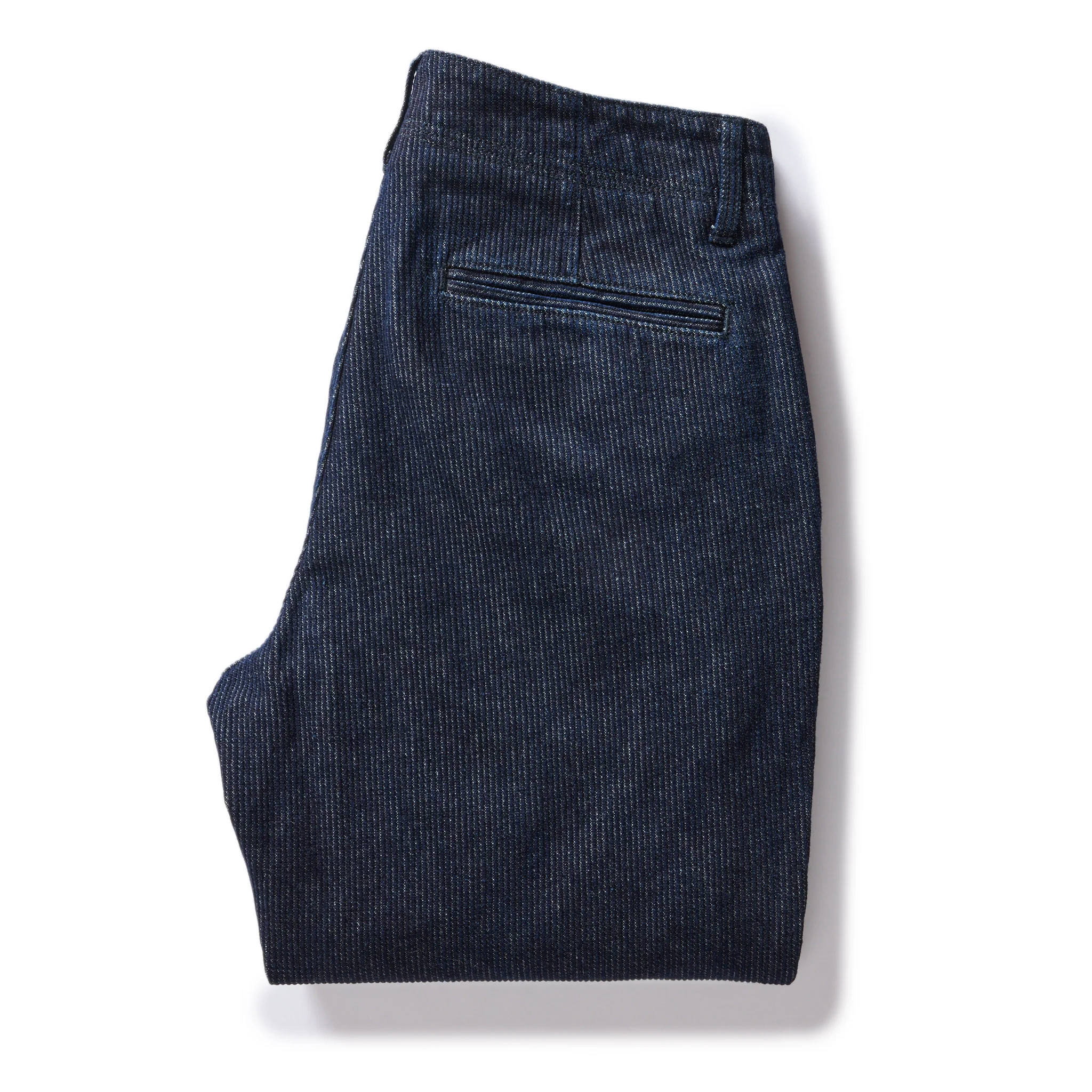 The Morse Pant in Rinsed Indigo Stripe - Image 7