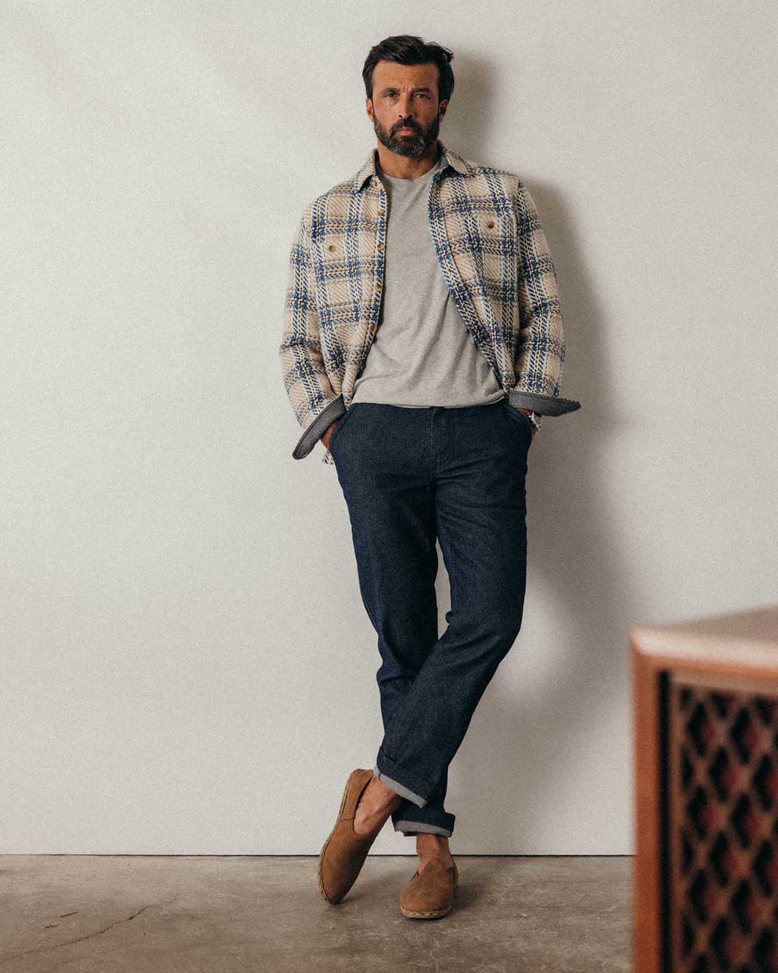 The Morse Pant in Rinsed Indigo Twill - Image 3