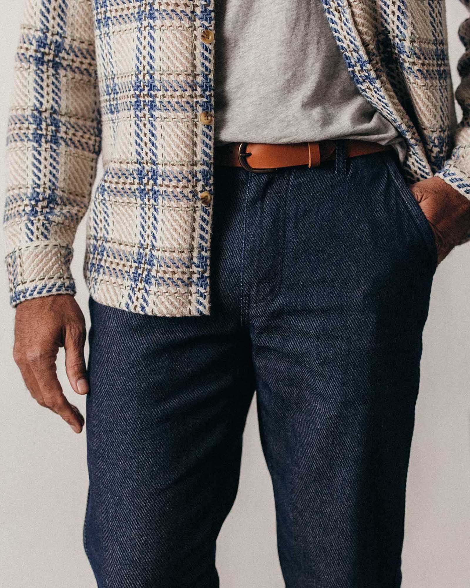 The Morse Pant in Rinsed Indigo Twill - Image 4