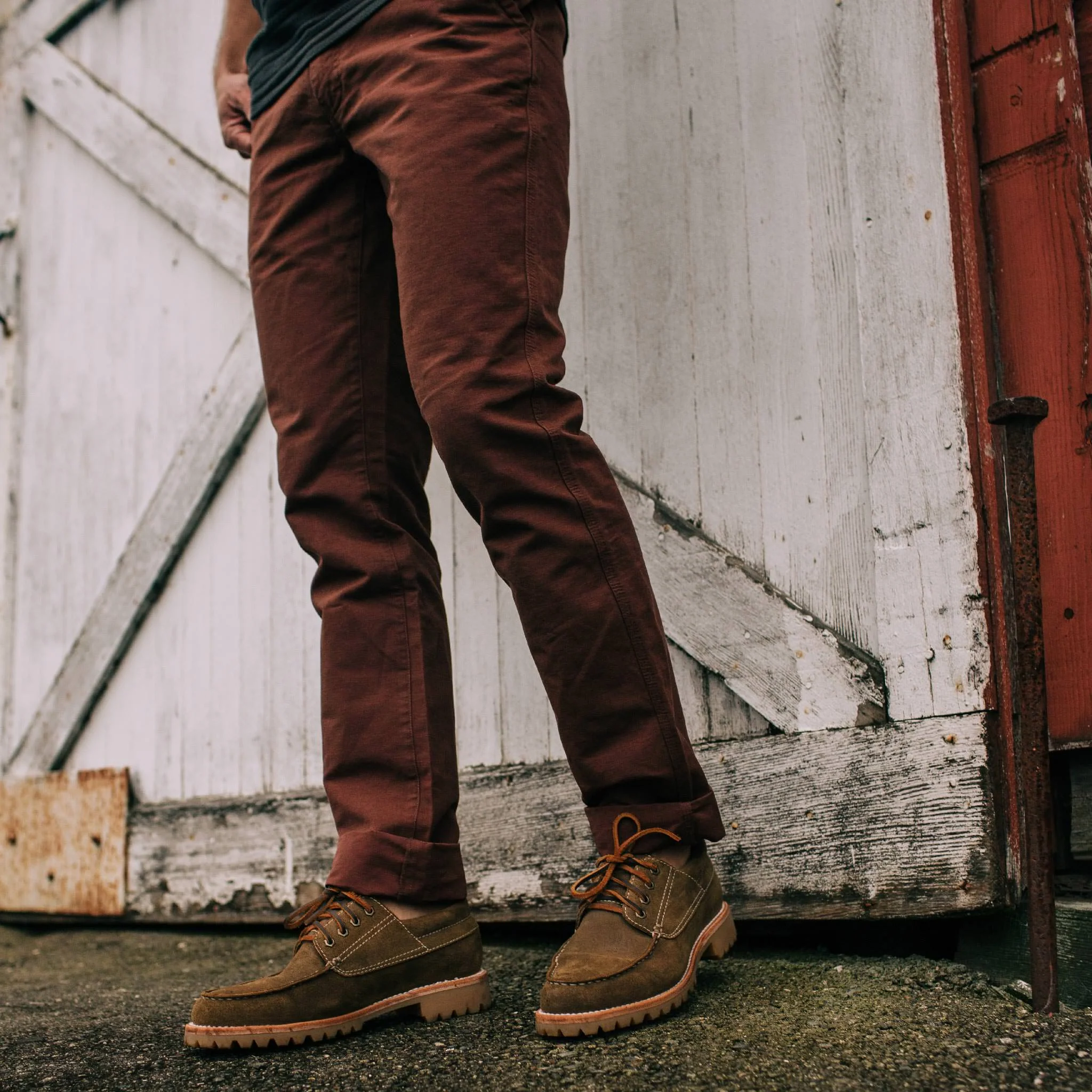 The Morse Pant in Russet Slub - Image 5