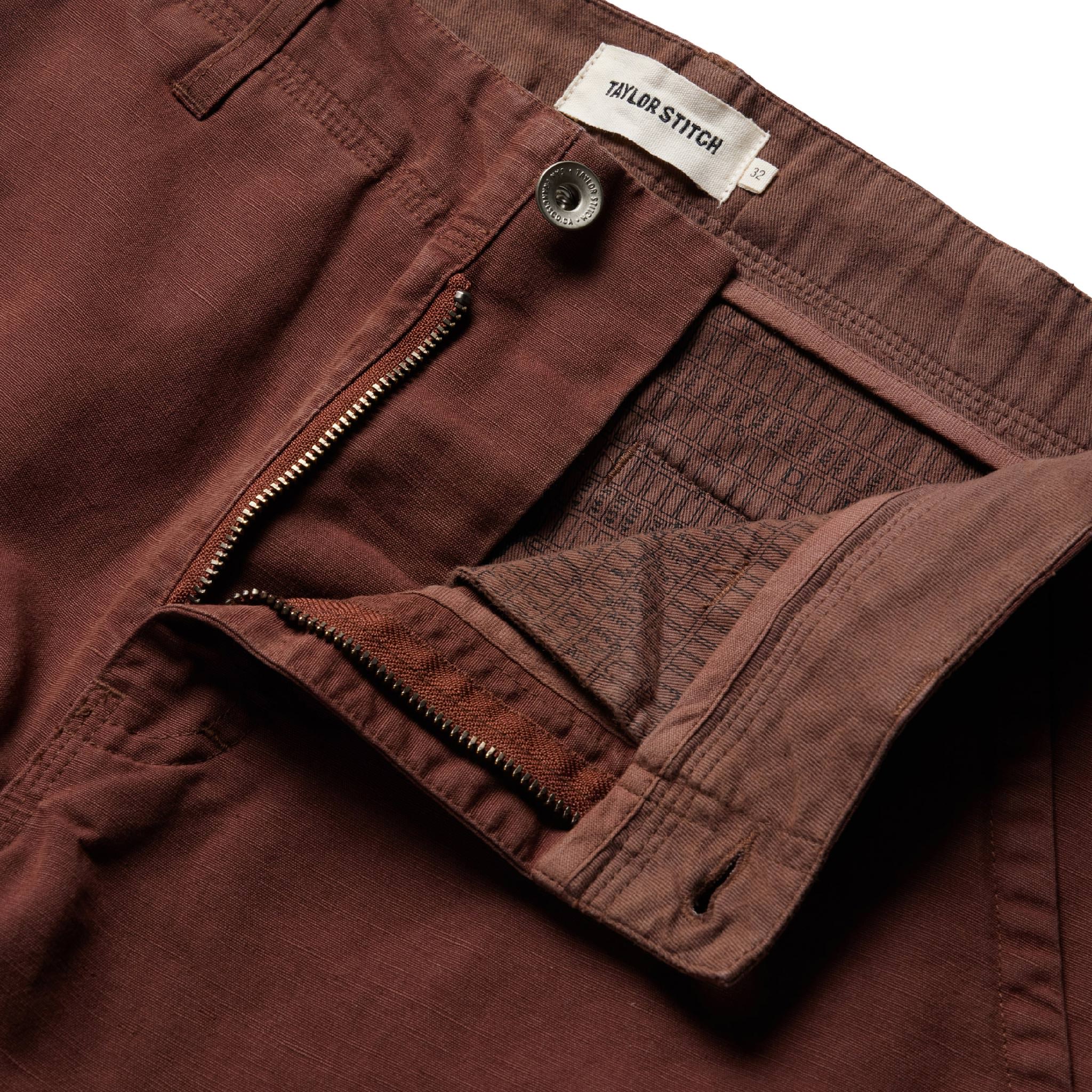 The Morse Pant in Russet Slub - Image 7