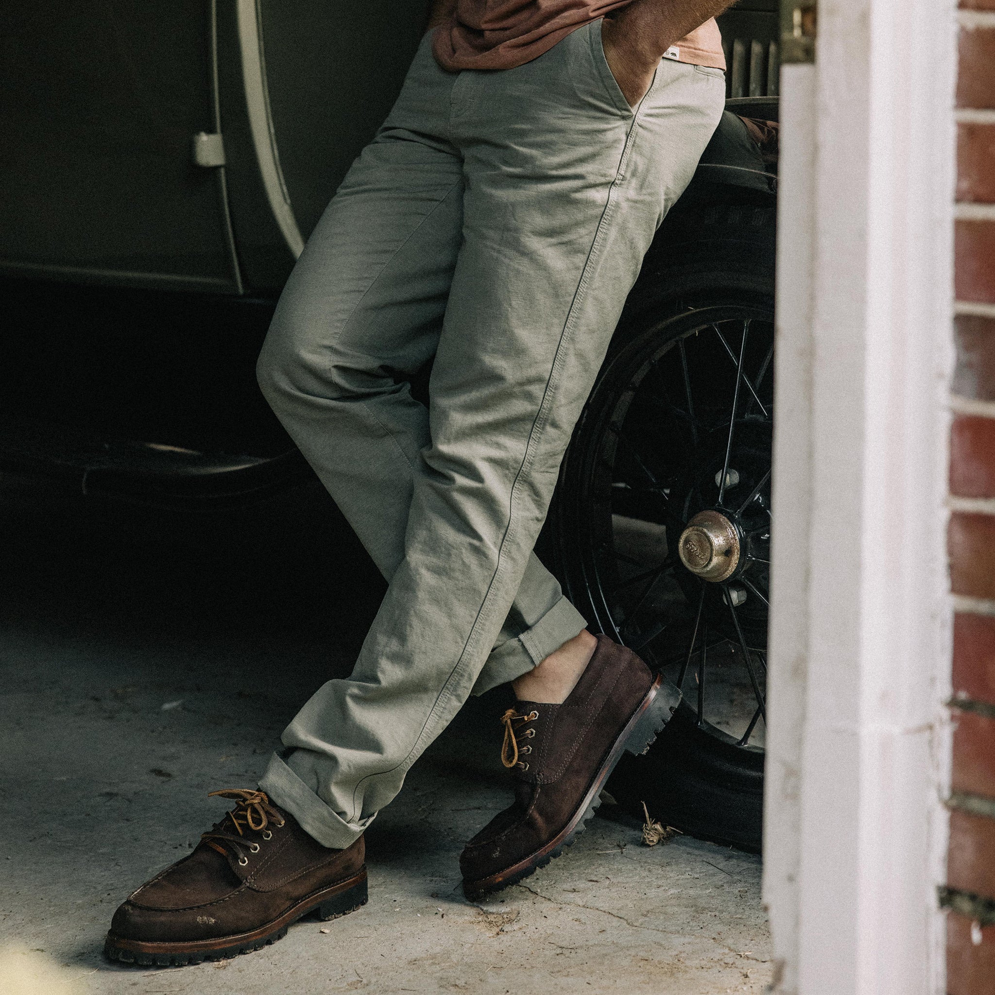 The Morse Pant in Sagebrush Slub - Image 2