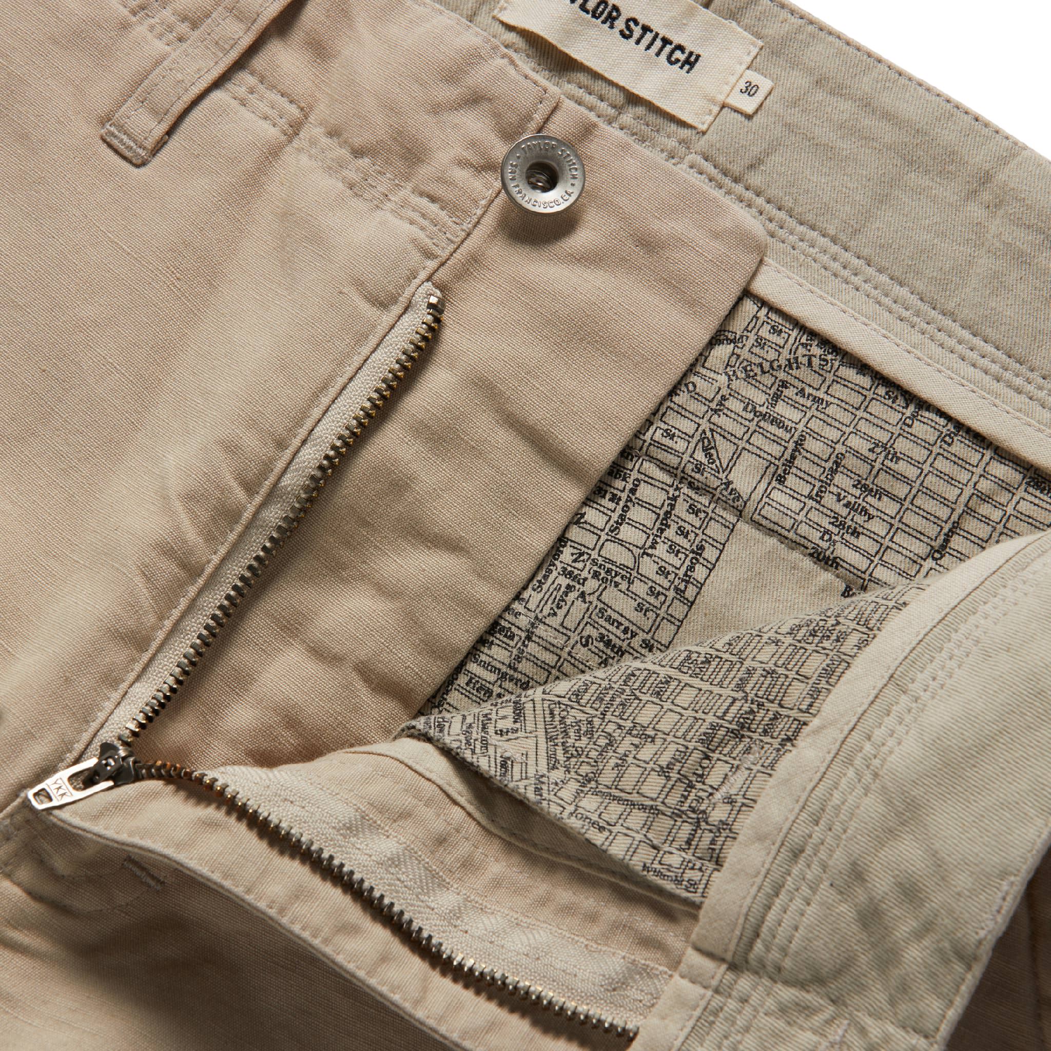 The Morse Pant in Sand Slub - Image 6
