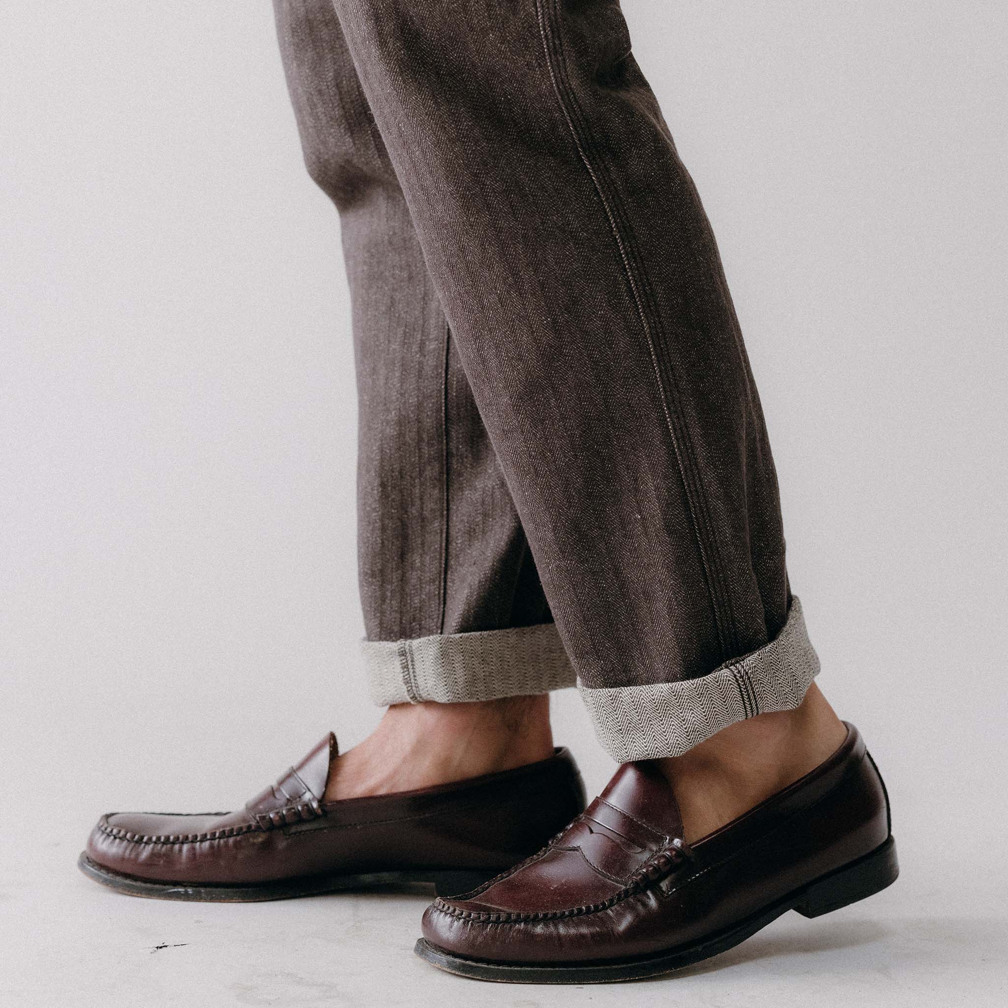 The Morse Pant in Soil Herringbone - Image 4