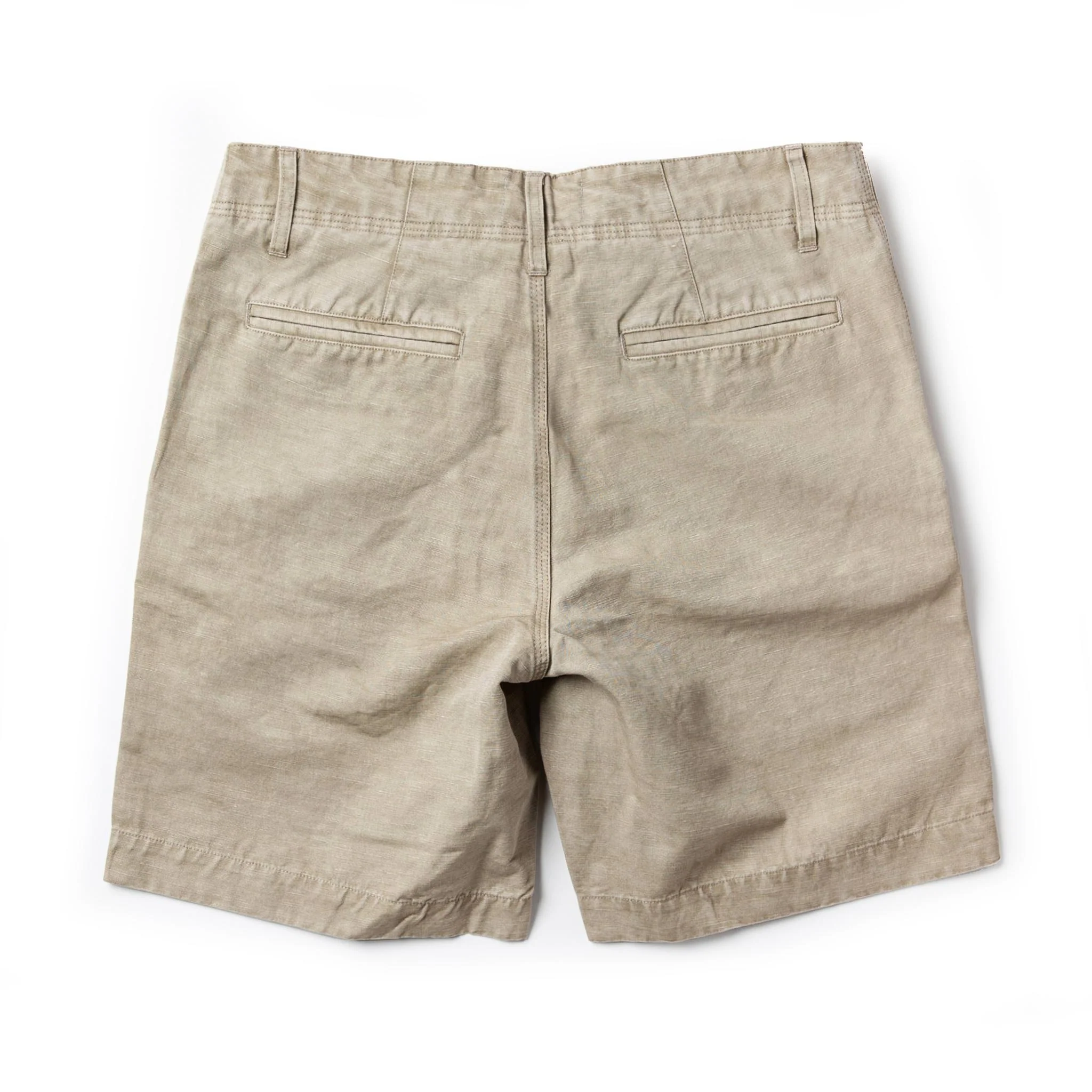 The Morse Short in Aluminum Slub Linen - Image 7