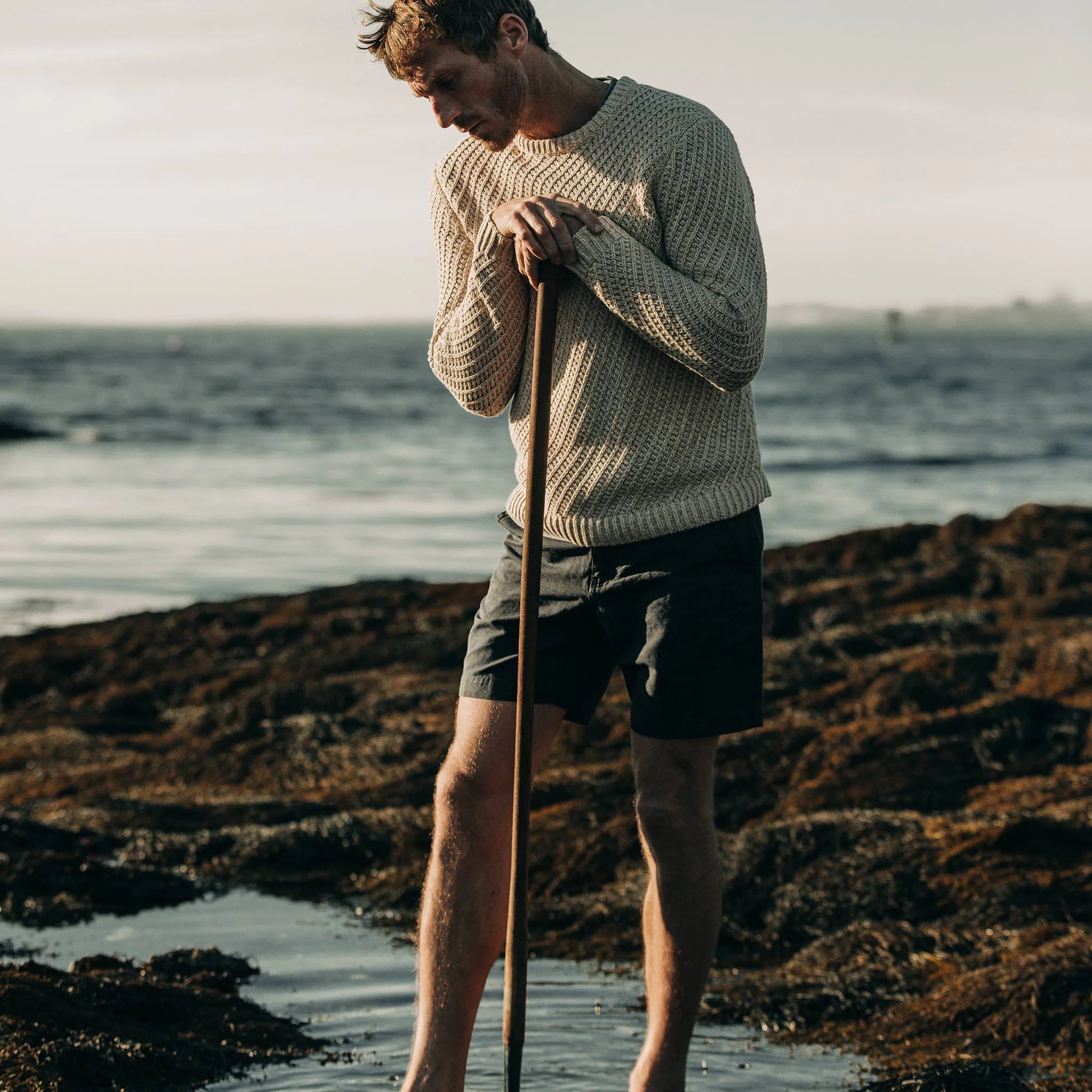 The Morse Short in Navy Slub Linen - Image 2