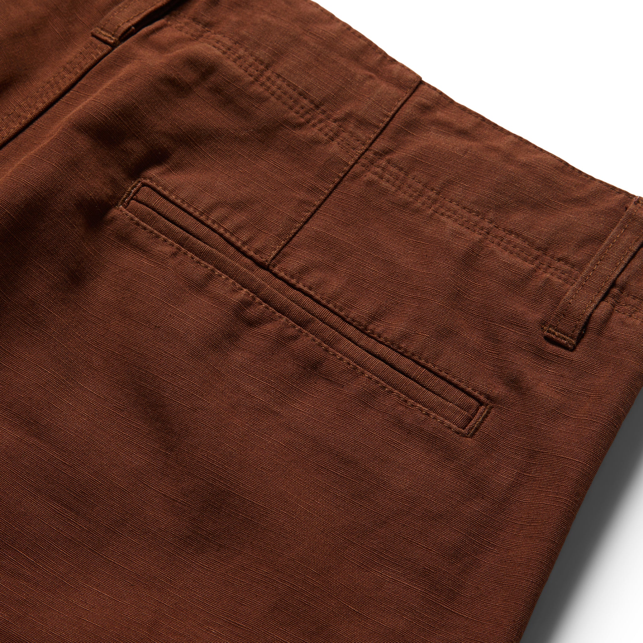 The Morse Short in Russet Linen - Image 6