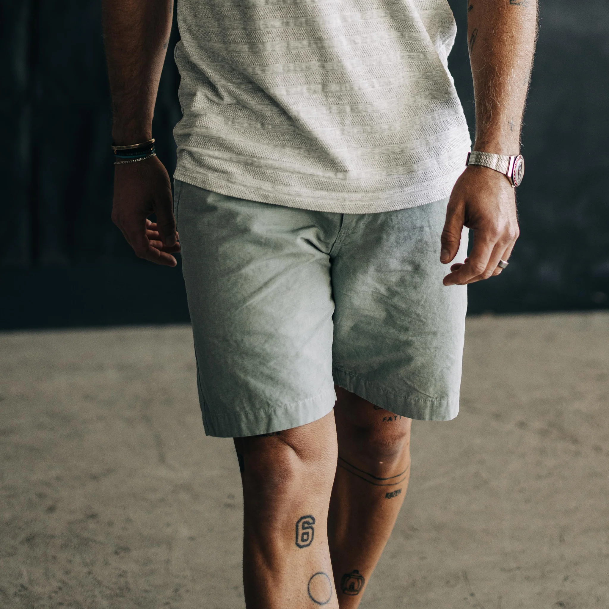 The Morse Short in Slate Slub - Image 2