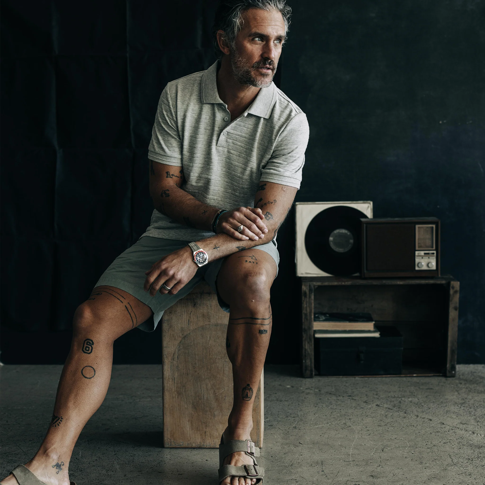 The Morse Short in Slate Slub - Image 4