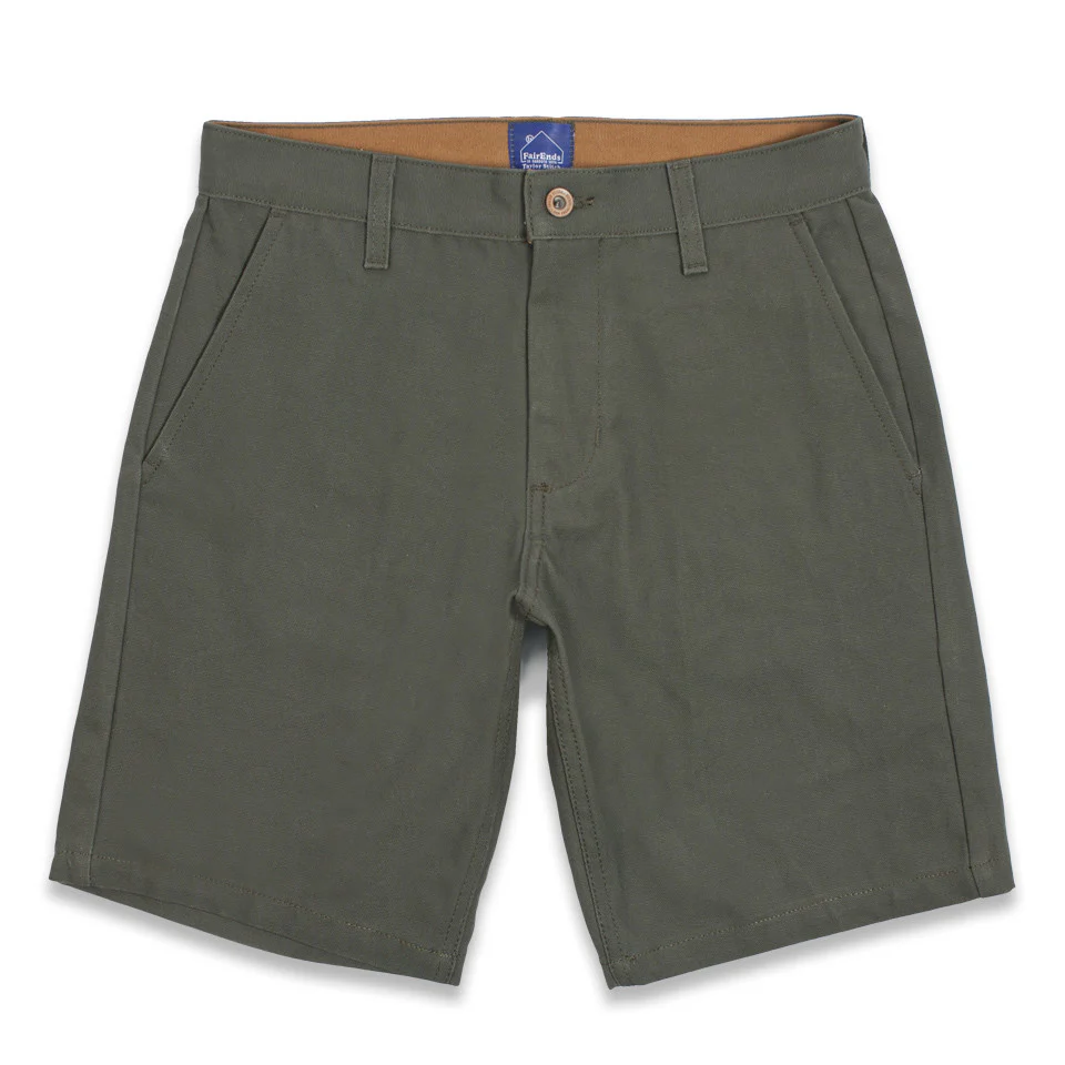 The Camp Short in Moss Duck Canvas