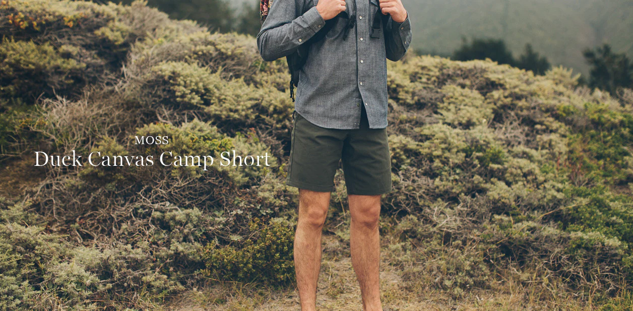 The Camp Short in Moss Duck Canvas - Image 10