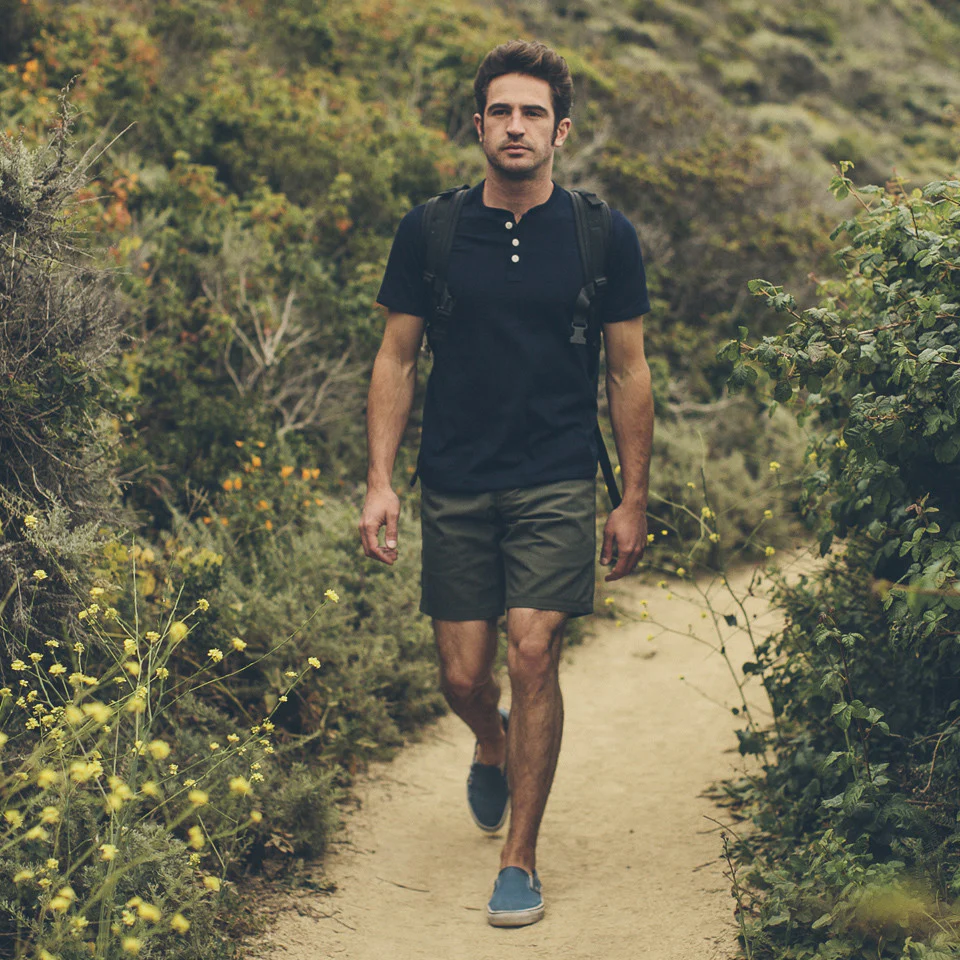 The Camp Short in Moss Duck Canvas - Image 3