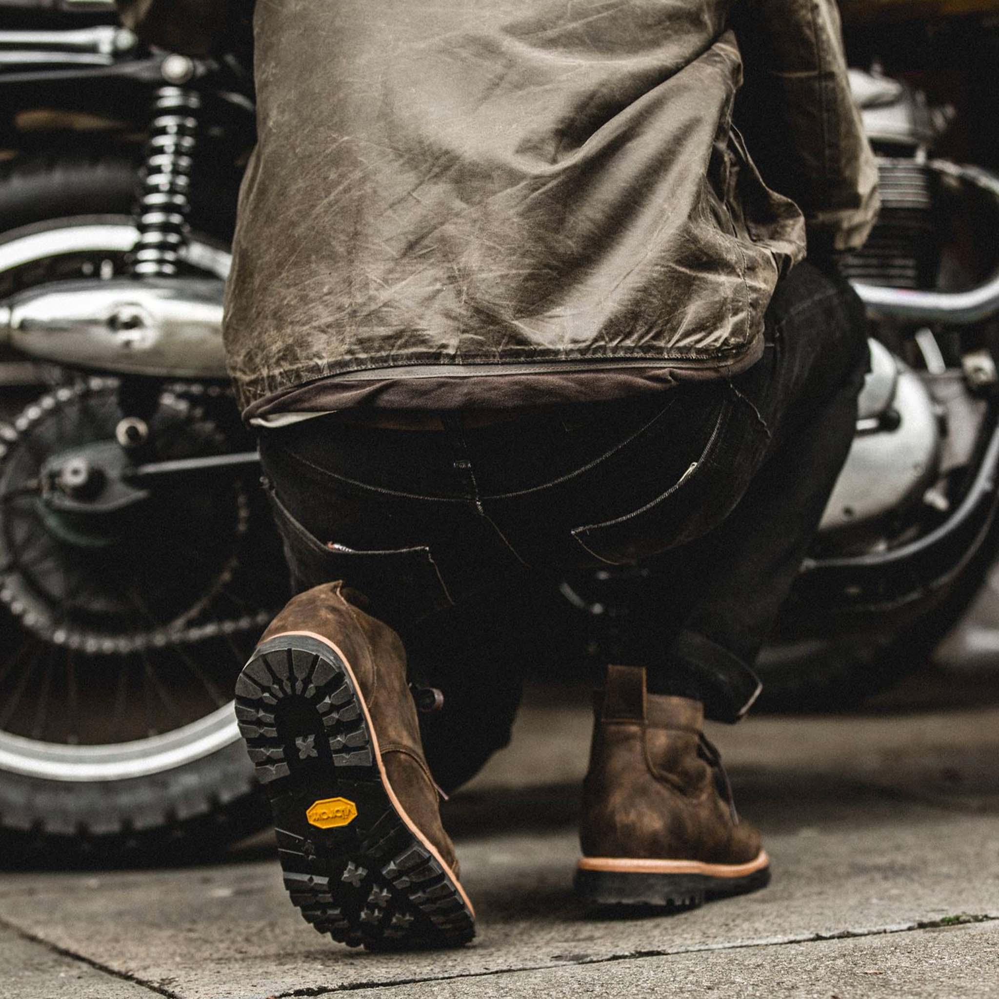 The Moto Boot in Espresso Grizzly - Image 4