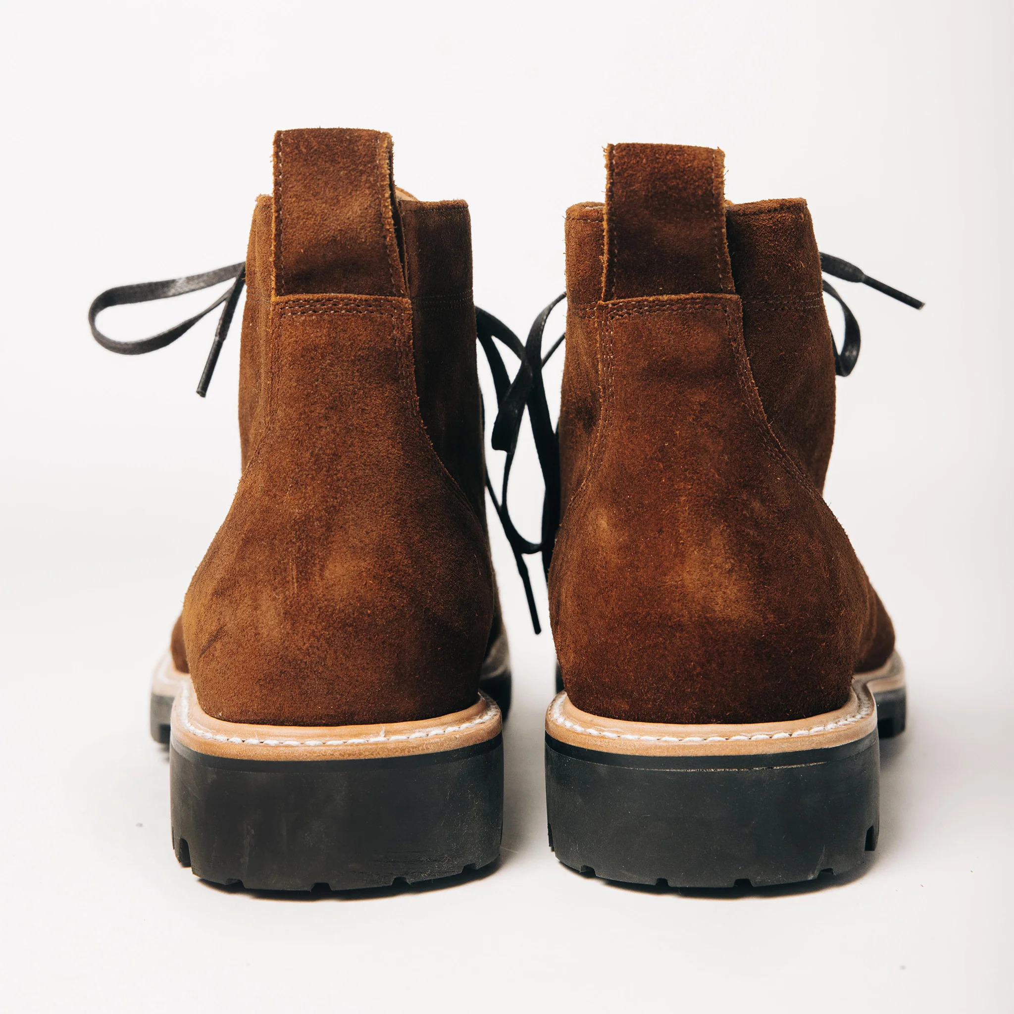The Moto Boot in Snuff Weatherproof Suede - Image 6