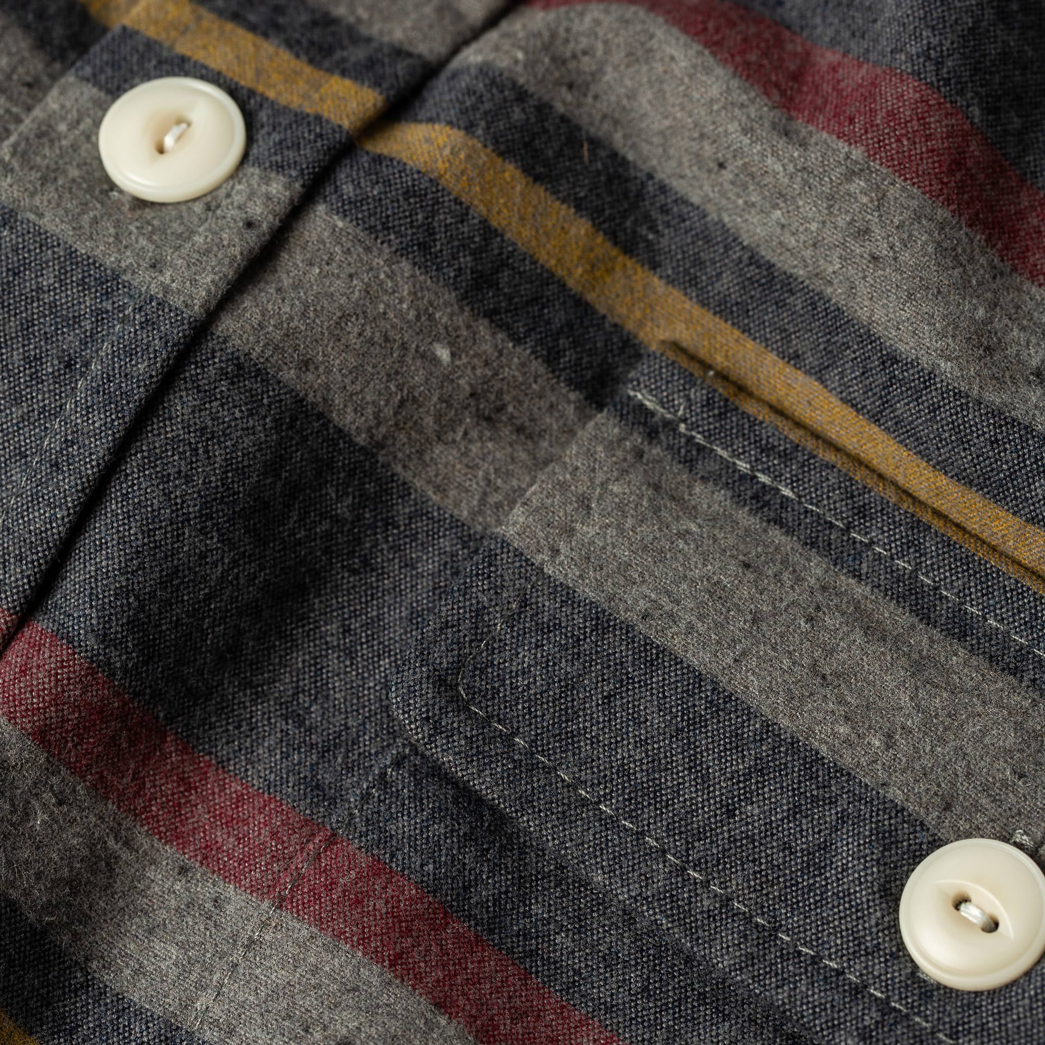 The Moto Shirt in Blanket Stripe - Image 7
