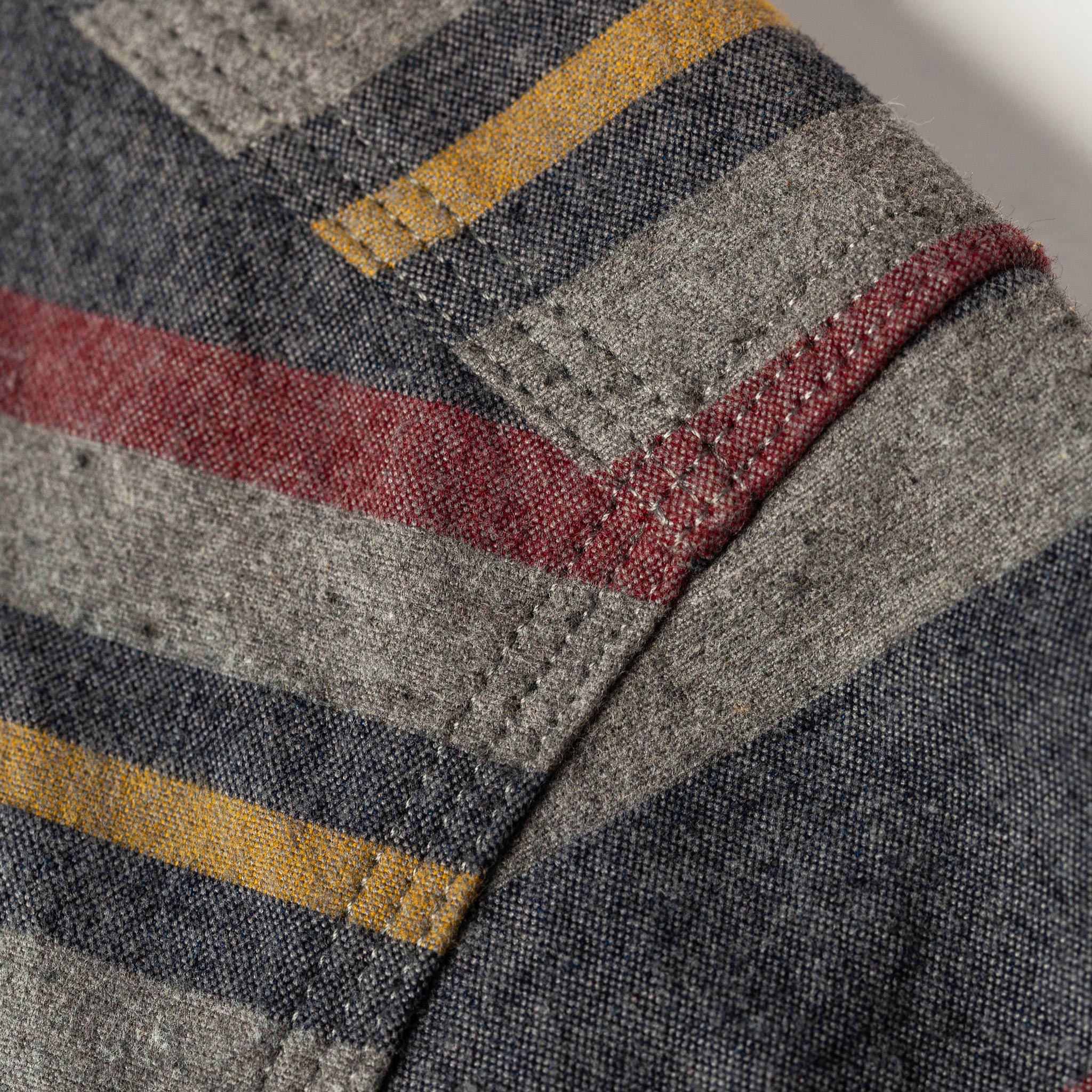 The Moto Shirt in Blanket Stripe - Image 8