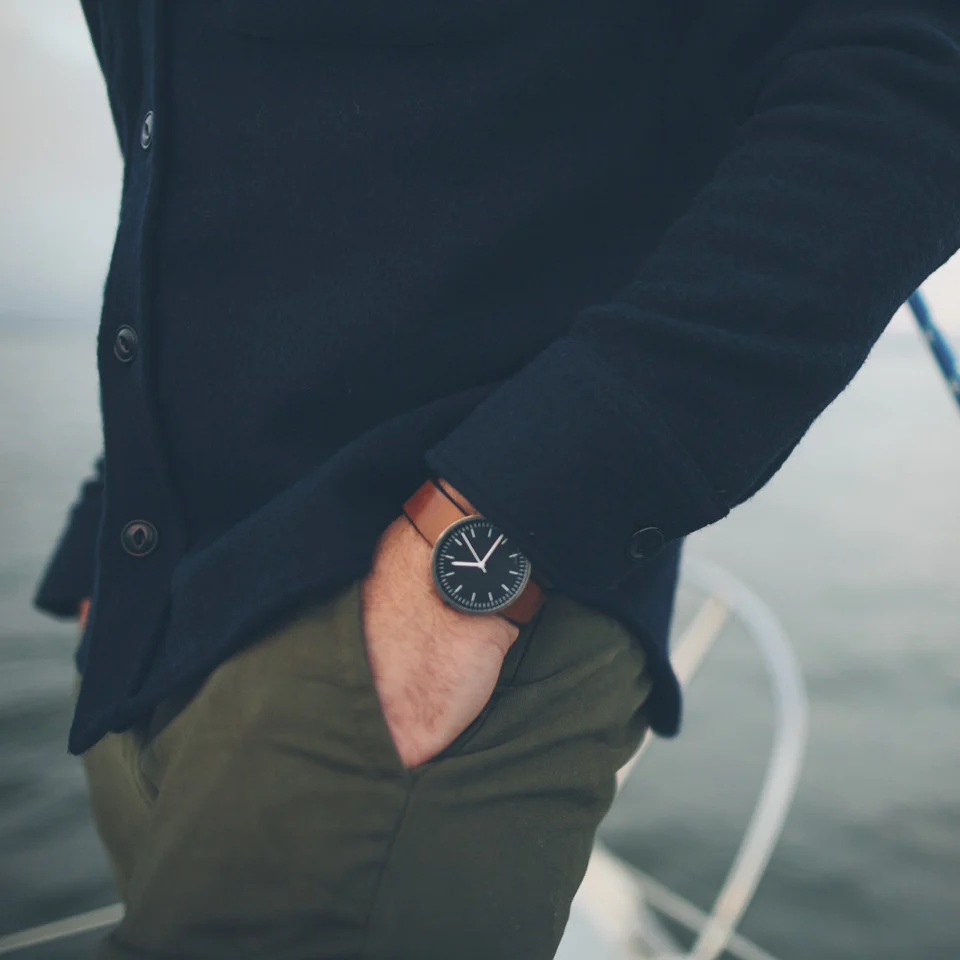 The Maritime Shirt Jacket in Navy Melton Wool - Image 5