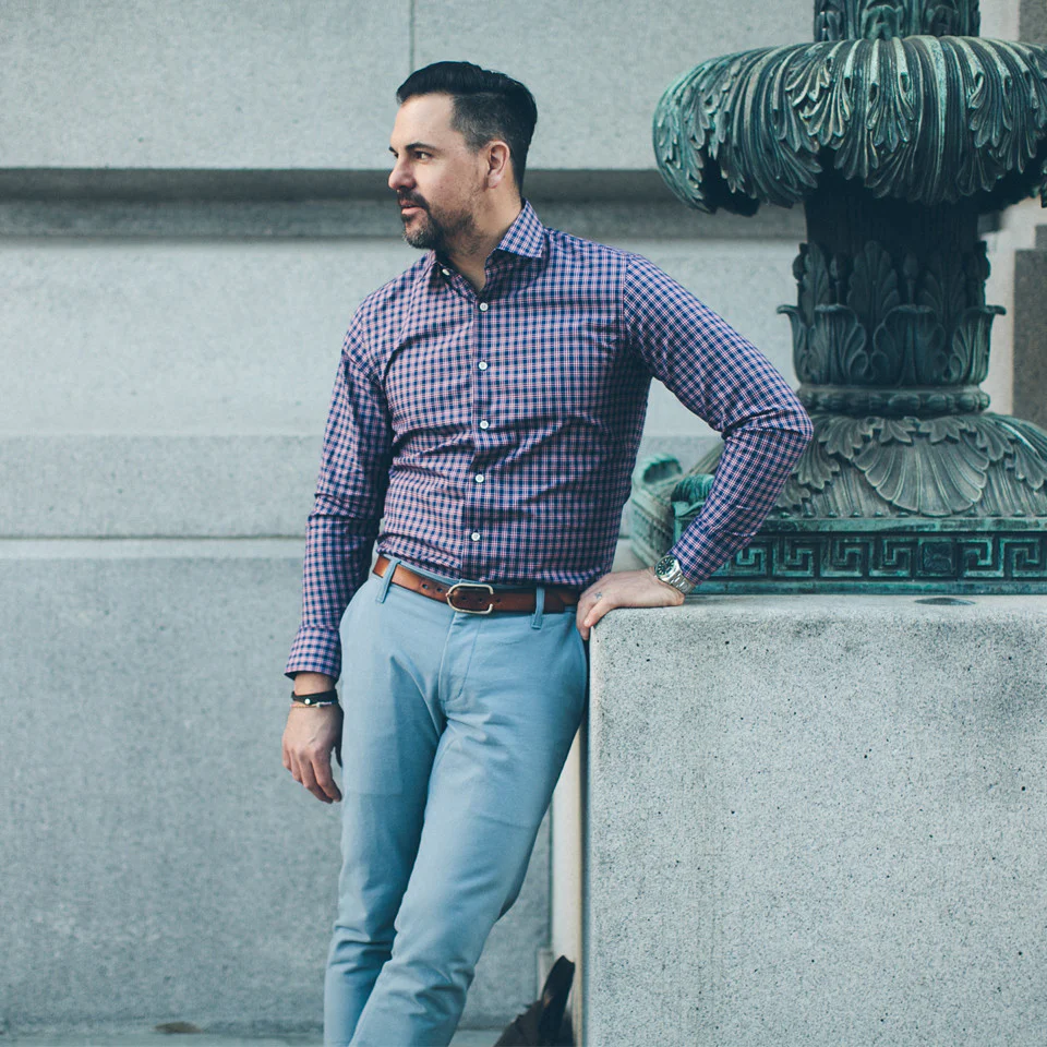 The Hyde in Navy Plaid - Image 2