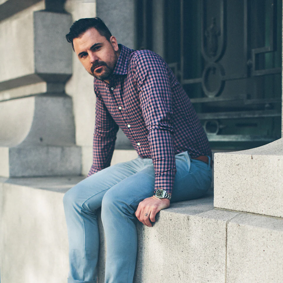 The Hyde in Navy Plaid - Image 4