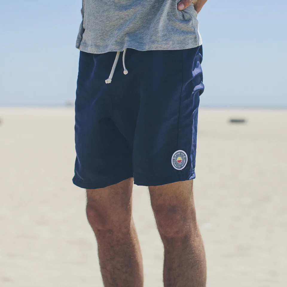 Navy Sun Up Swim Trunk - Image 4
