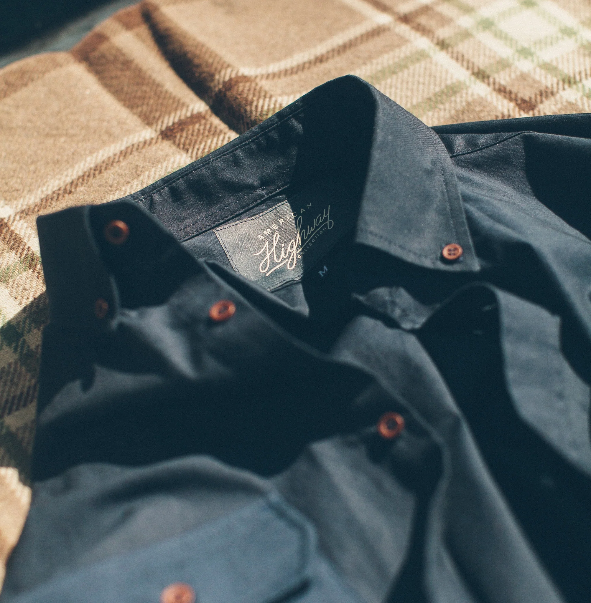 Navy Twill Shotgun Shirt - Image 6