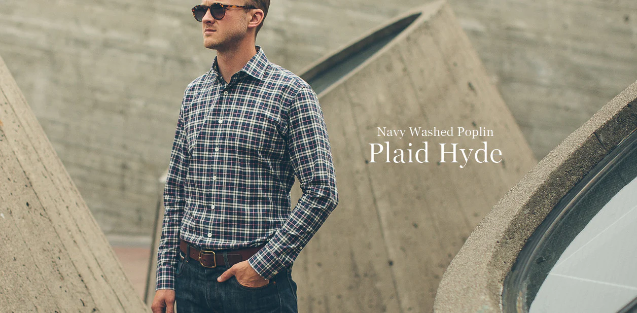 The Hyde in Navy Washed Poplin - Image 11
