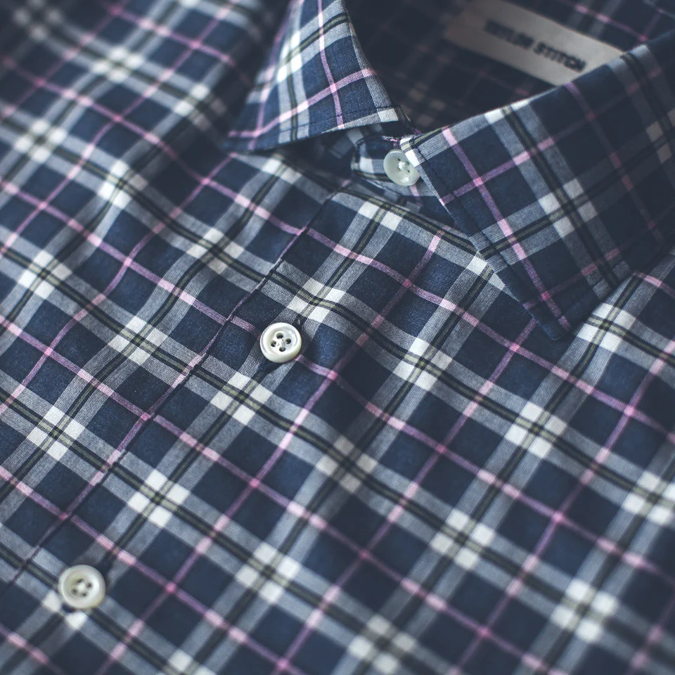 The Hyde in Navy Washed Poplin - Image 2