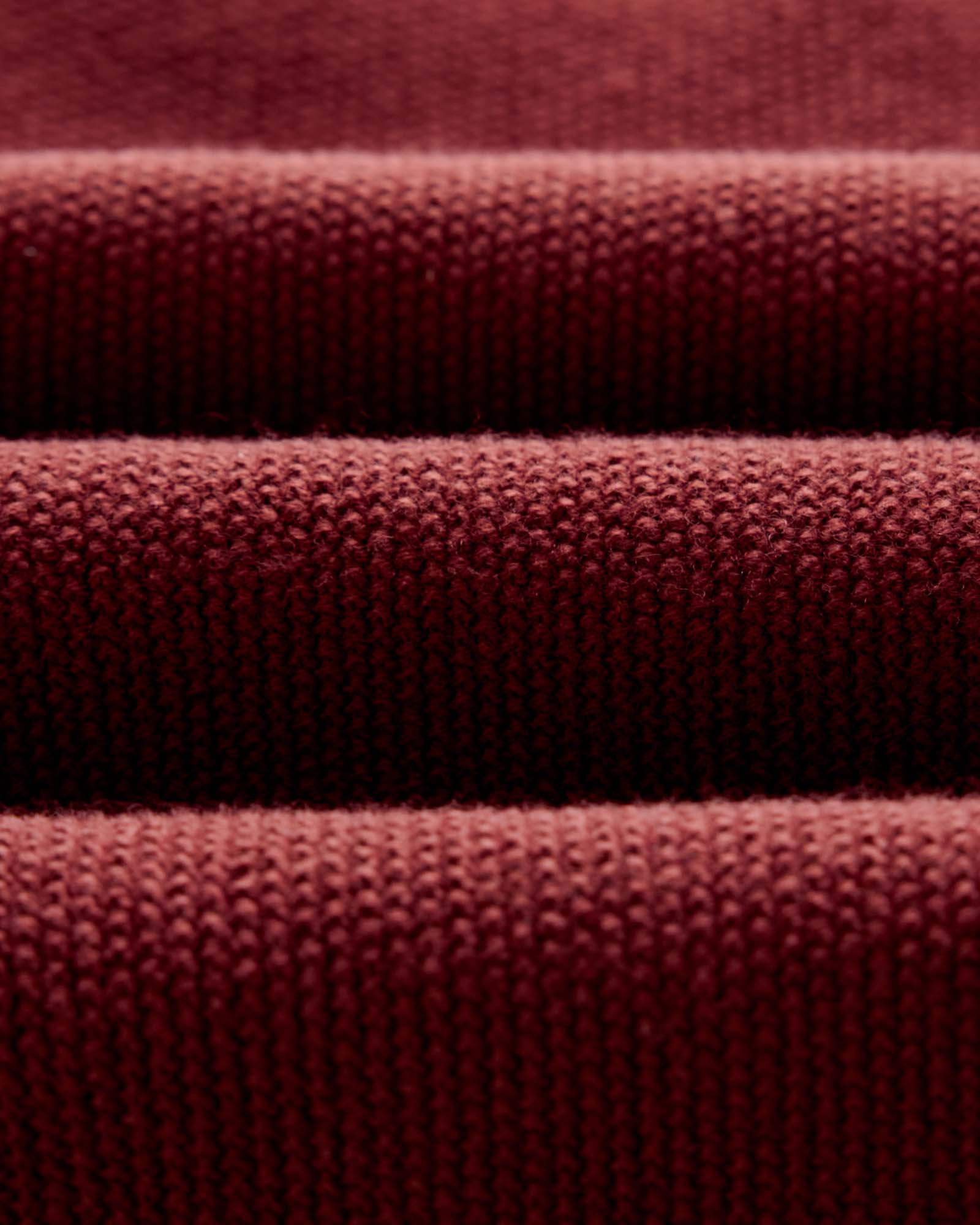 The Newton Sweater Polo in Dried Cherry Merino - Image 7