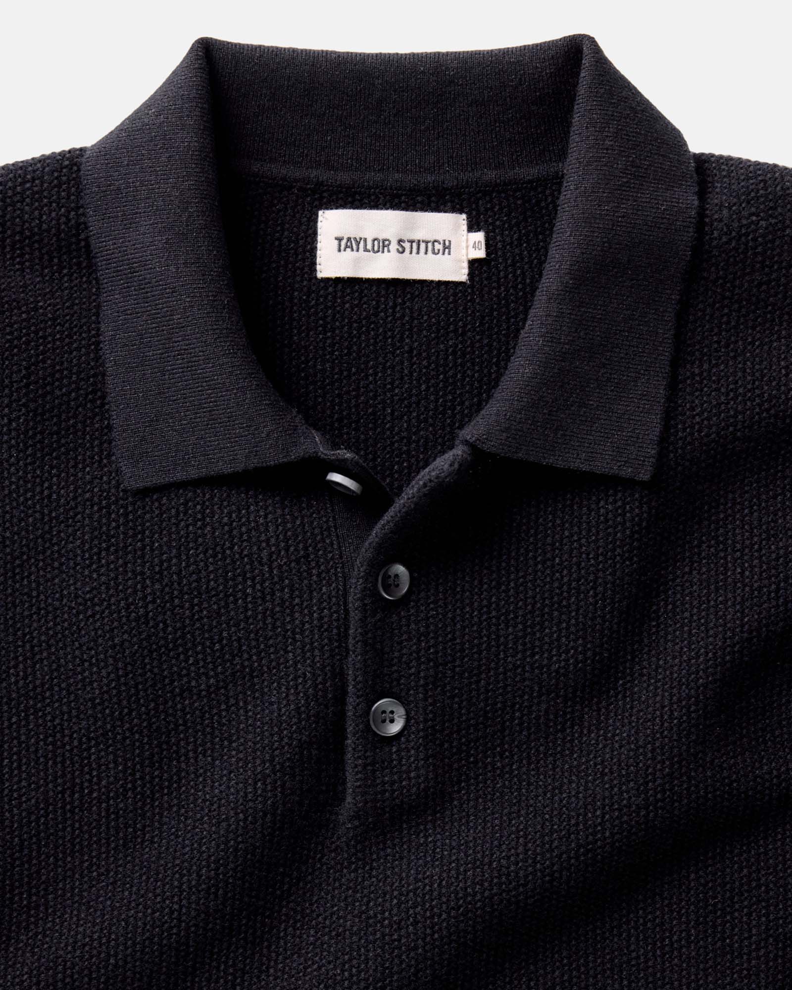 The Newton Sweater Polo in Midnight Merino - Image 4
