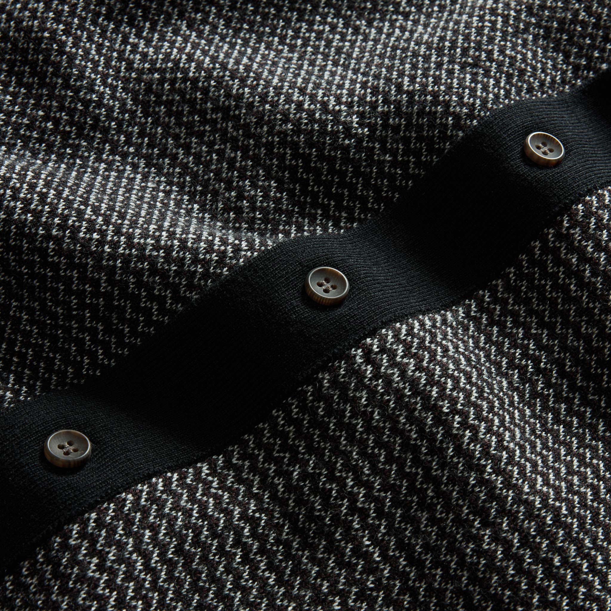 The Nichols Polo in Black Birdseye Merino - Image 7